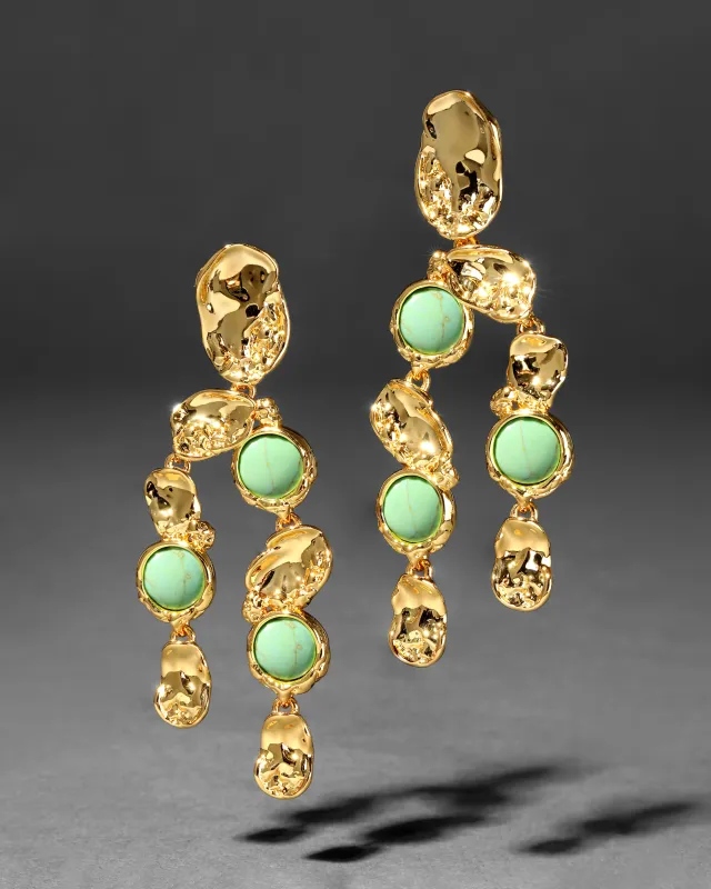 Brut Mojave Coin Chandelier Earring sold by Alexis Bittar