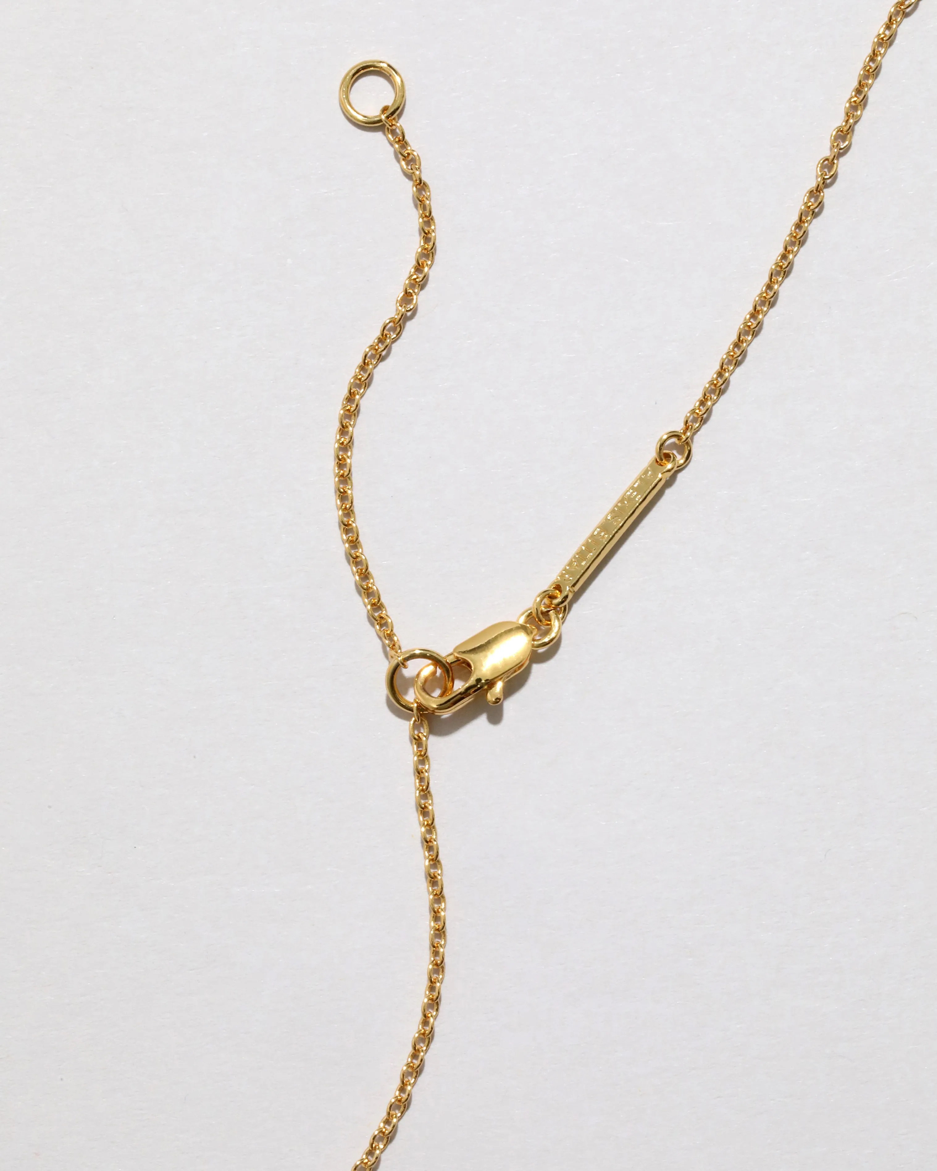 Gold Capped Crescent Lucite Necklace- Amethyst sold by Alexis Bittar product image thumbnail 5