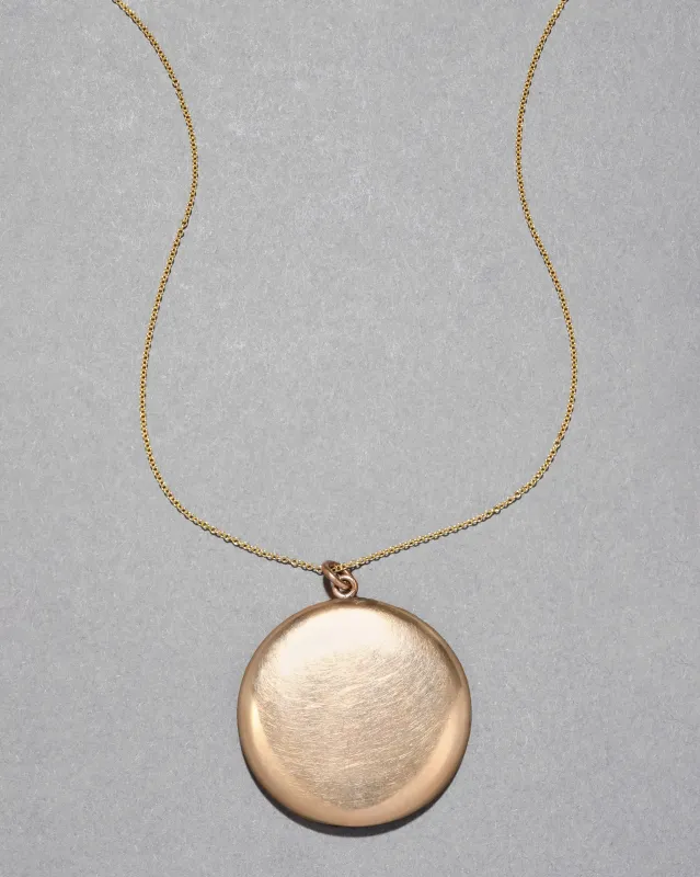 Antique Early 1900s 14k Gold Fill Classic Locket Necklace sold by Alexis Bittar