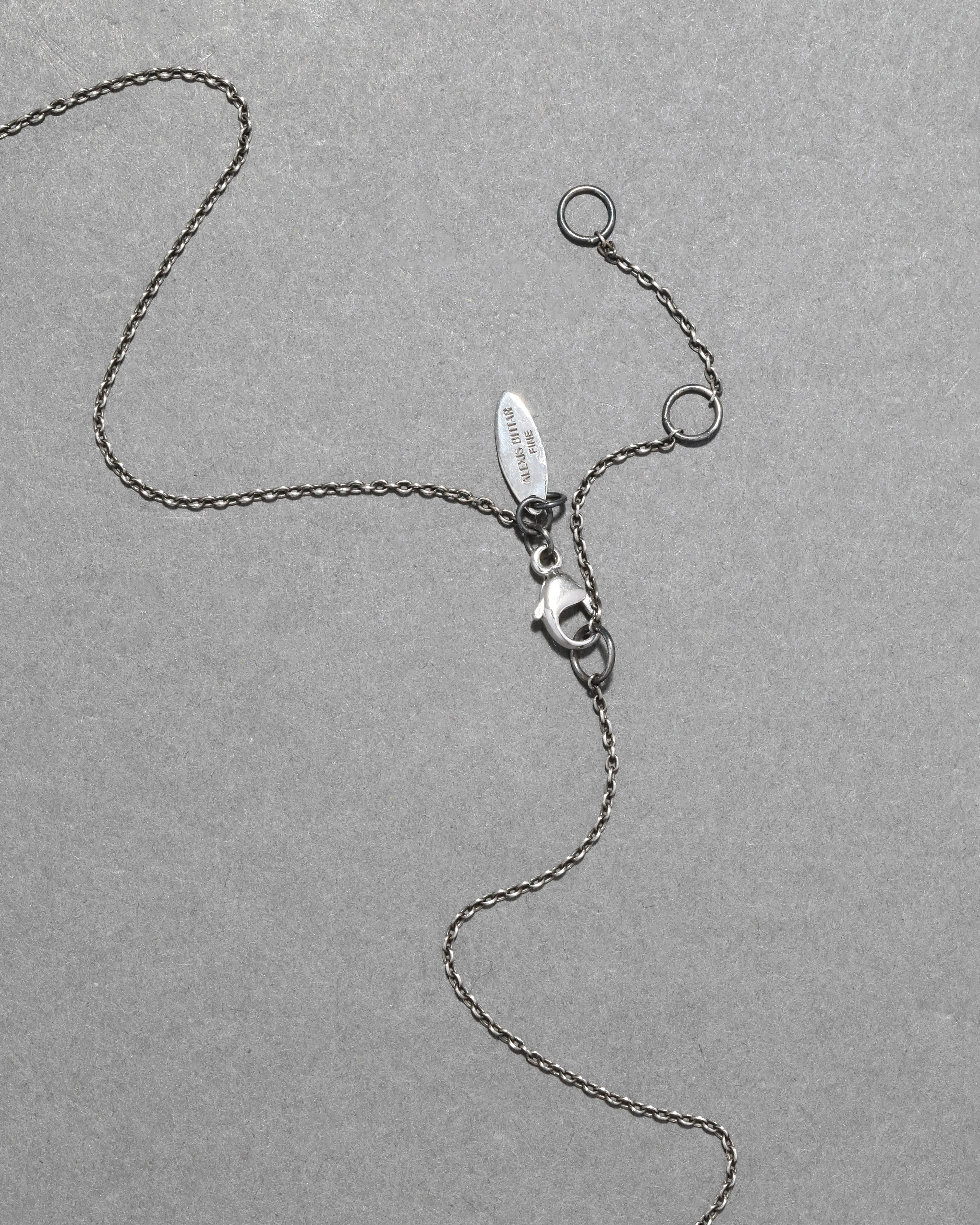 Archive Fine Sterling Silver Amethyst Pendant Necklace sold by Alexis Bittar product image thumbnail 3