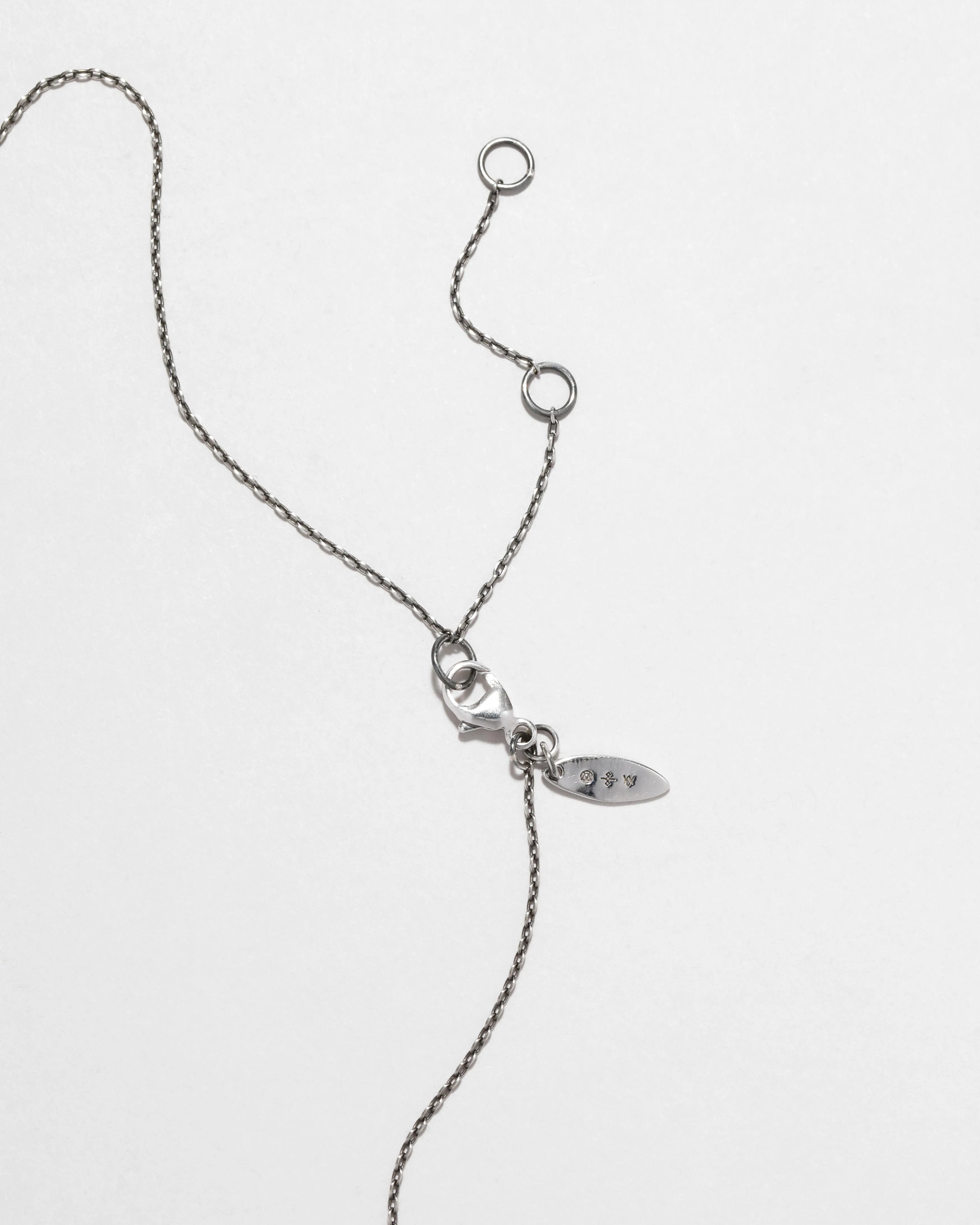 Archive Fine Sterling Silver Clear Quartz and White Sapphire Winged Pendant Necklace sold by Alexis Bittar product image thumbnail 4