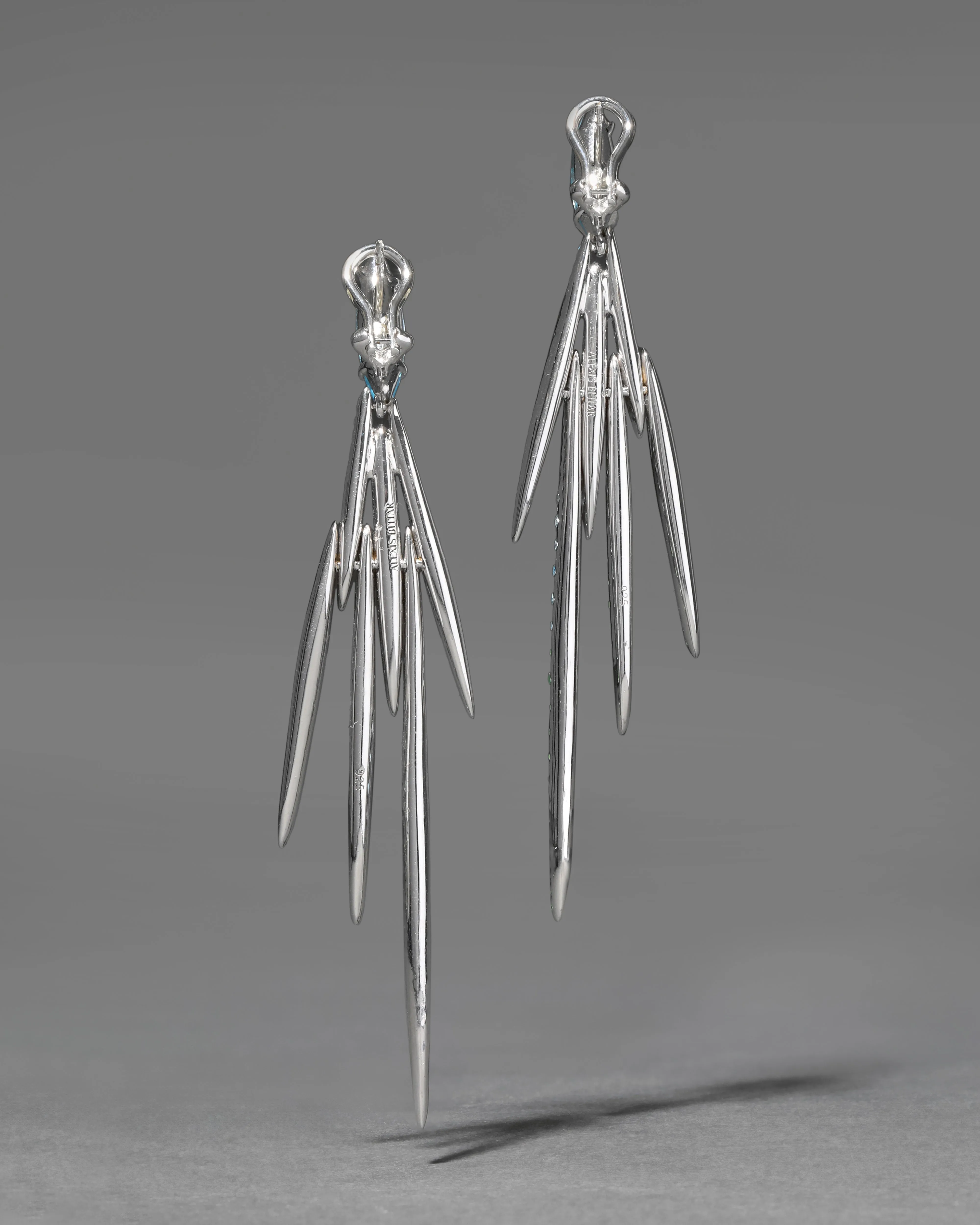 Archive Fine Sterling Silver with Blue Topaz, Aquamarine and Peridot Spear Earring sold by Alexis Bittar product image thumbnail 2