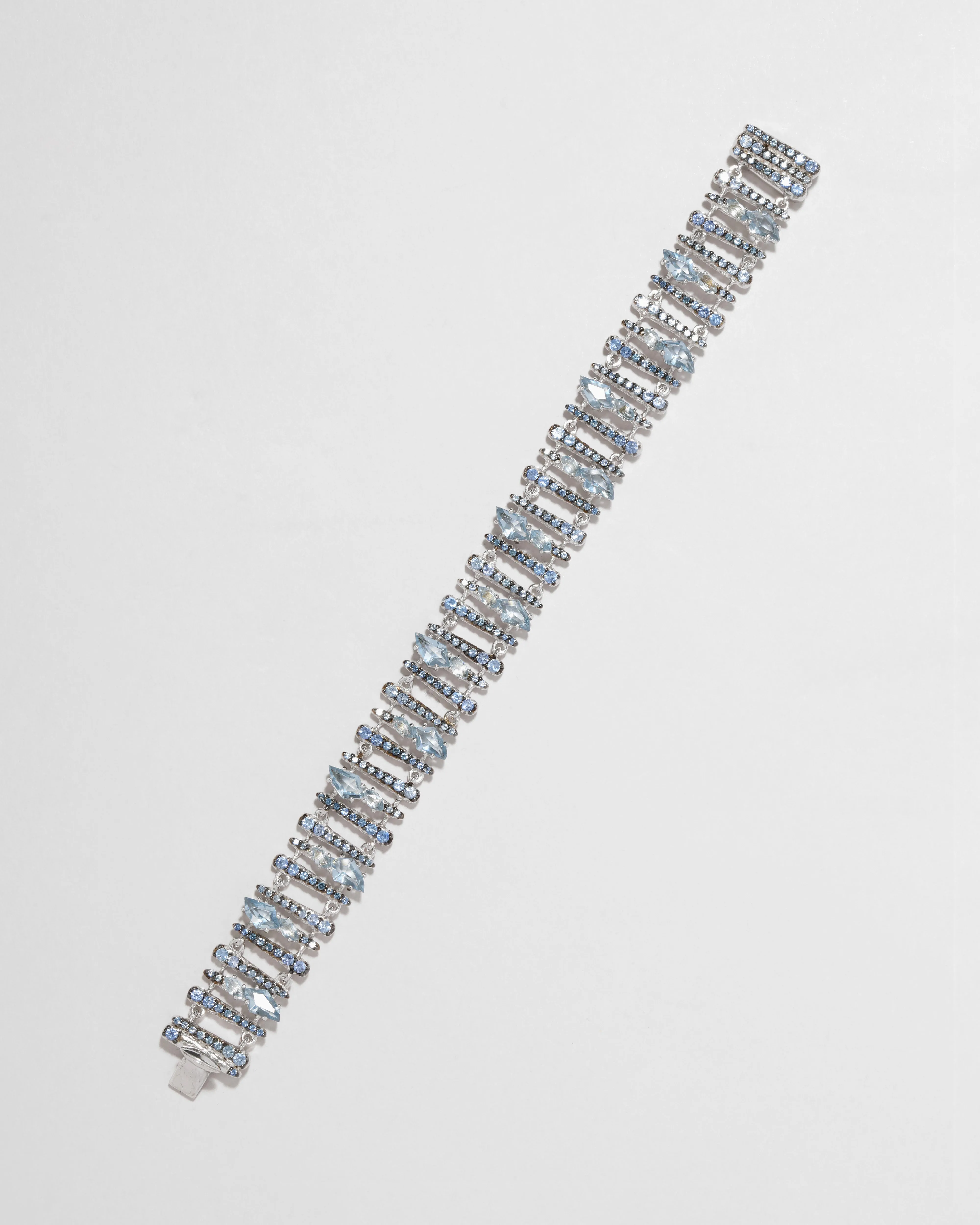 Archive Fine Sterling Silver with Sapphire Spear Line Bracelet sold by Alexis Bittar product image thumbnail 2