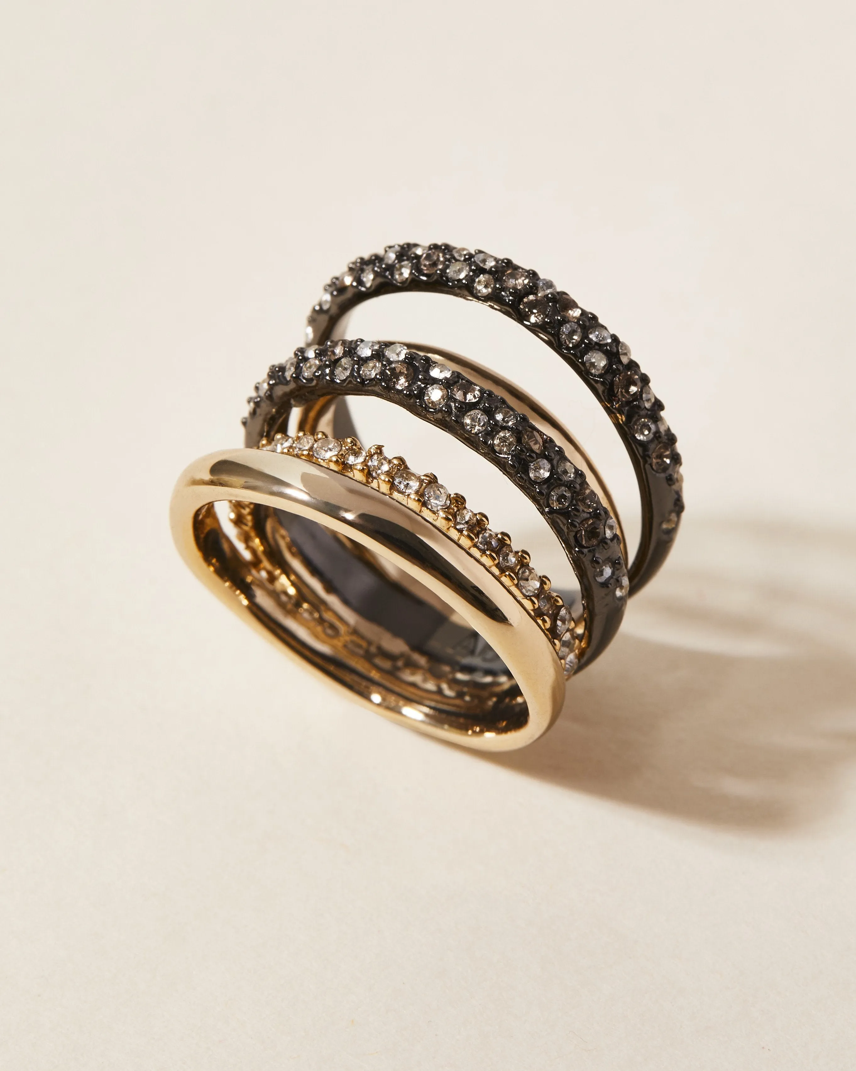 Crystal Encrusted Orbiting Band Ring sold by Alexis Bittar