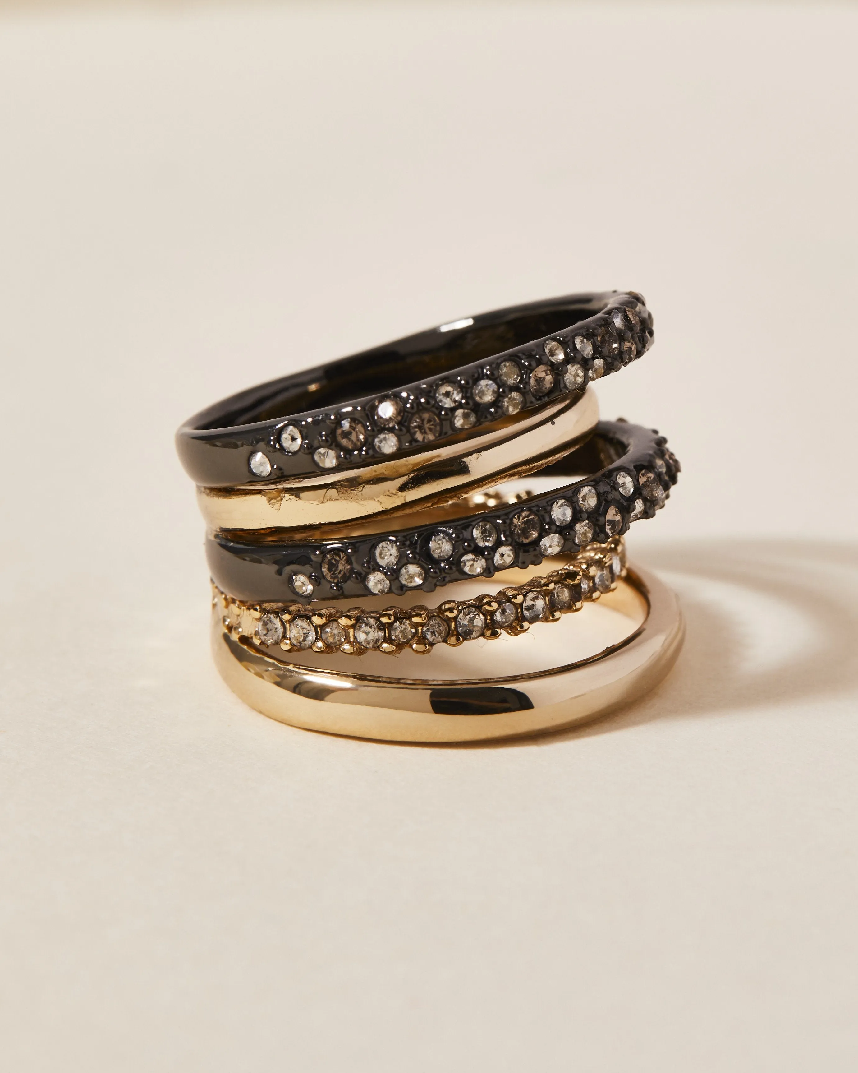 Crystal Encrusted Orbiting Band Ring sold by Alexis Bittar product image thumbnail 3