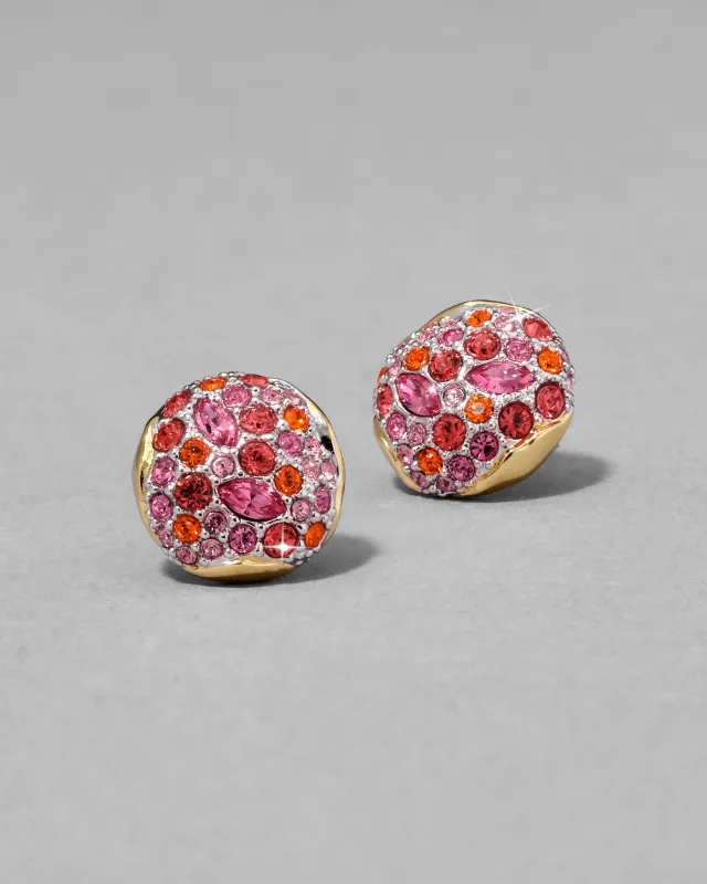 Solanales Crystal Round Post Earring- Candy sold by Alexis Bittar