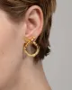Gold Knot Crystal Pave Earring sold by Alexis Bittar