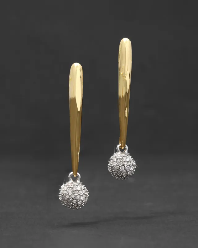 Crystal Pave Orb Drop Earring sold by Alexis Bittar