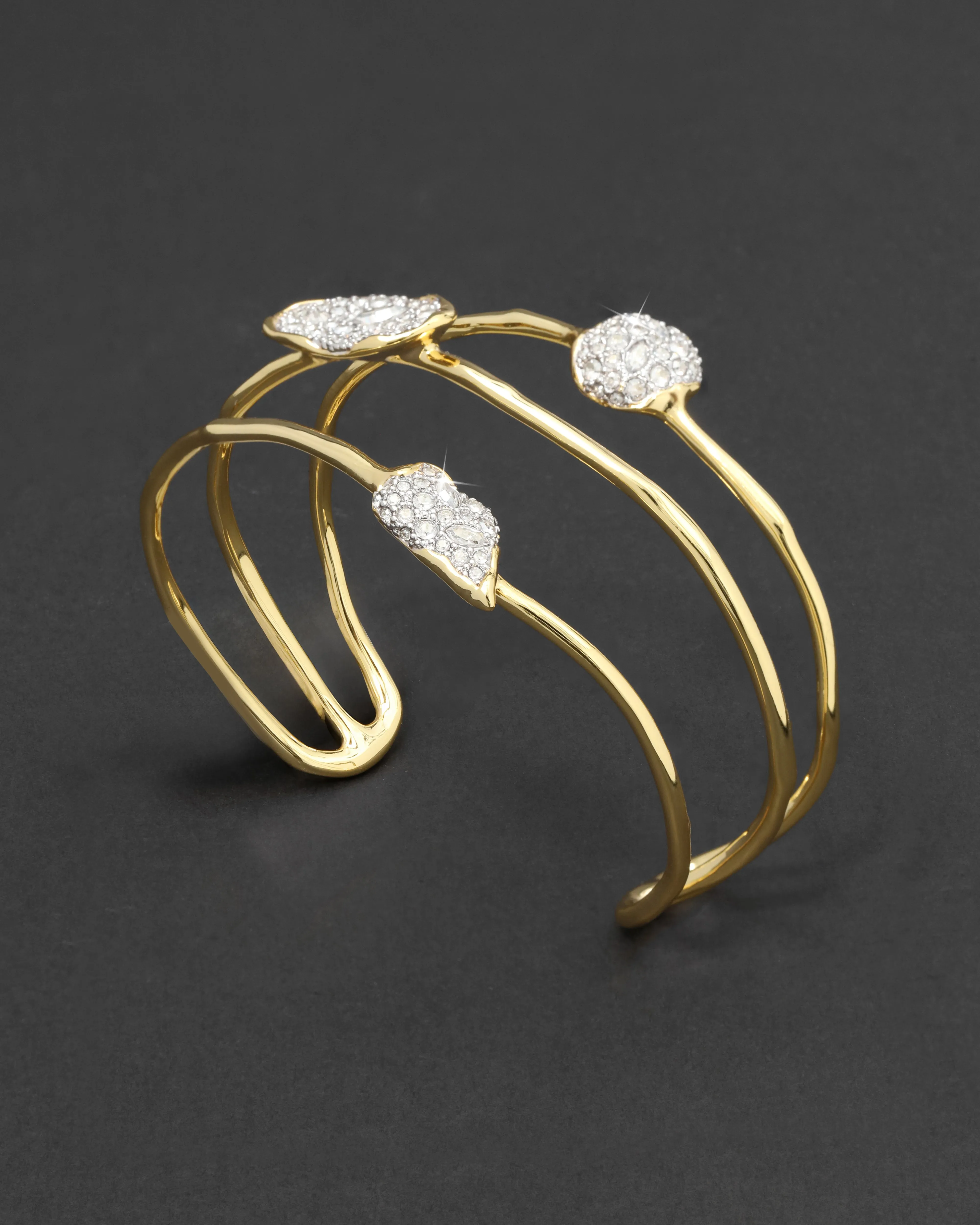 Solanales Crystal Orbiting Cuff Bracelet- Air sold by Alexis Bittar product image thumbnail 3