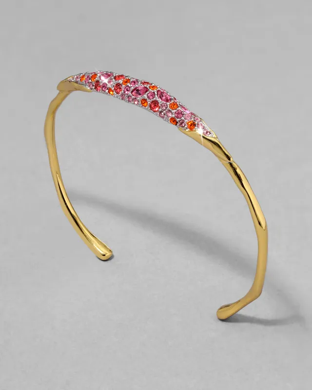 Solanales Crystal Thin Cuff Bracelet- Candy sold by Alexis Bittar