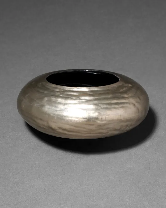 Puffy Lucite Bangle Bracelet- Champagne made by Alexis Bittar