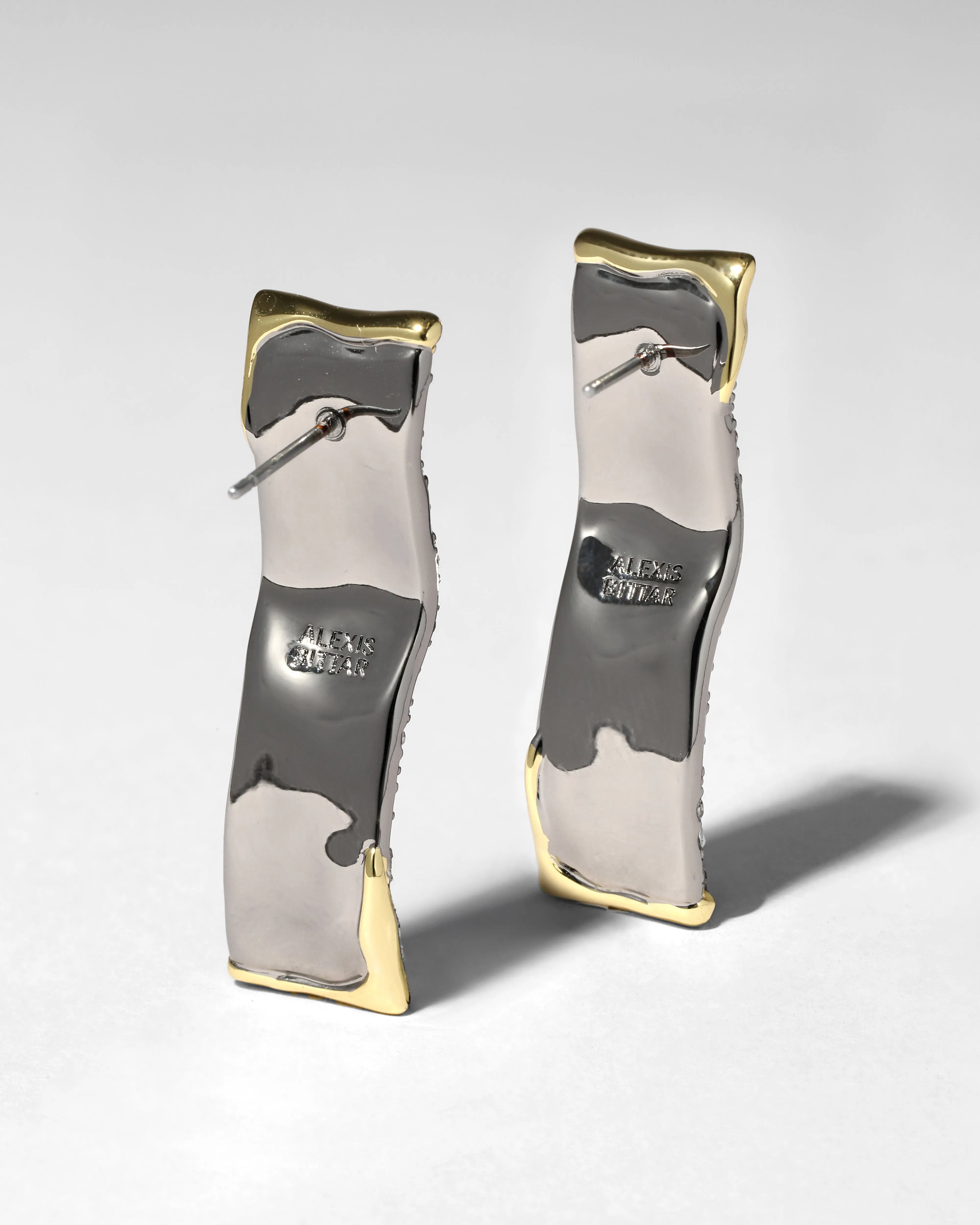 Solanales Crystal Wave Post Earring - Midnight sold by Alexis Bittar product image thumbnail 3