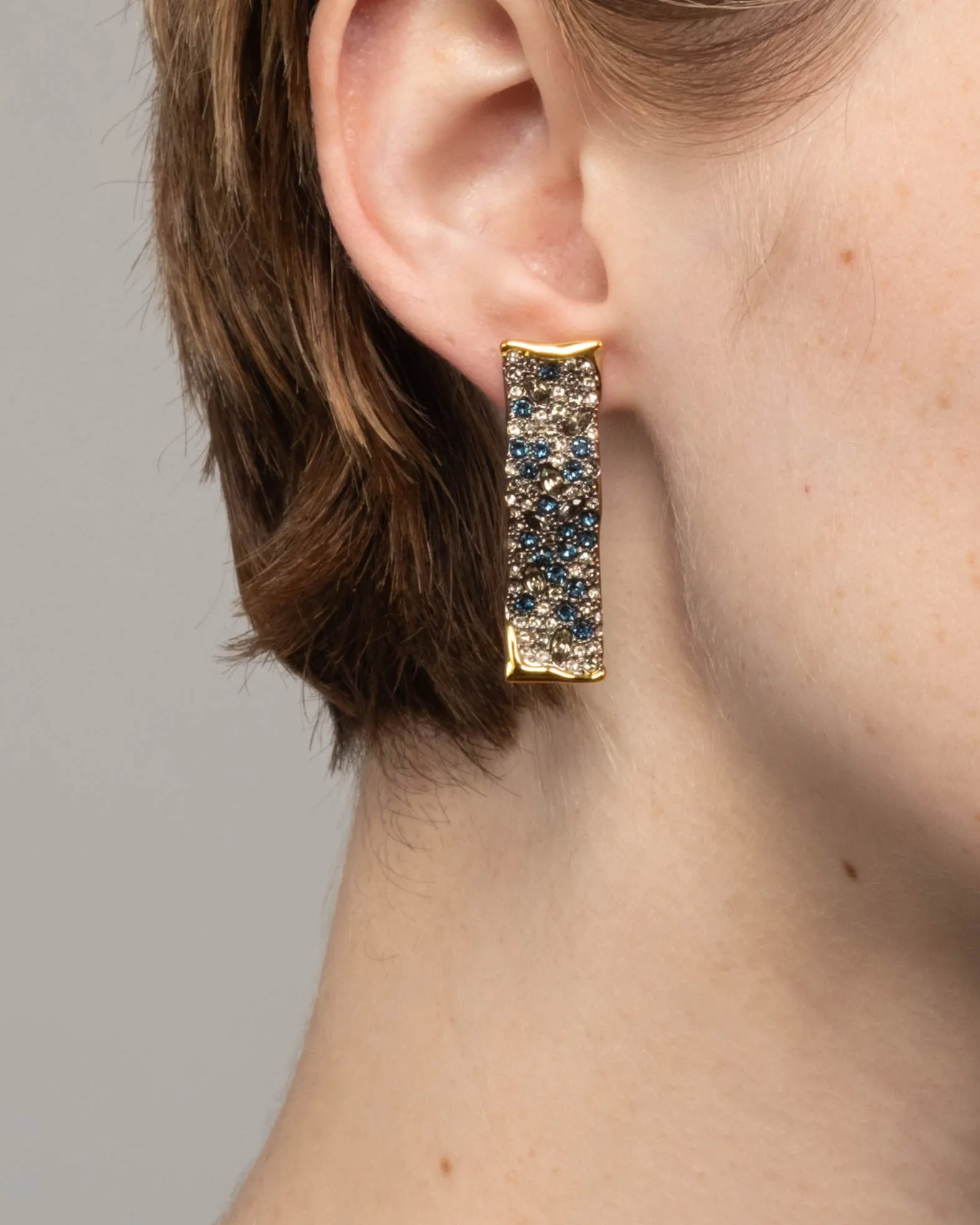 Solanales Crystal Wave Post Earring - Midnight sold by Alexis Bittar product image thumbnail 2
