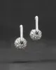 Silver Greek Key Crystal Pave Post Earring sold by Alexis Bittar