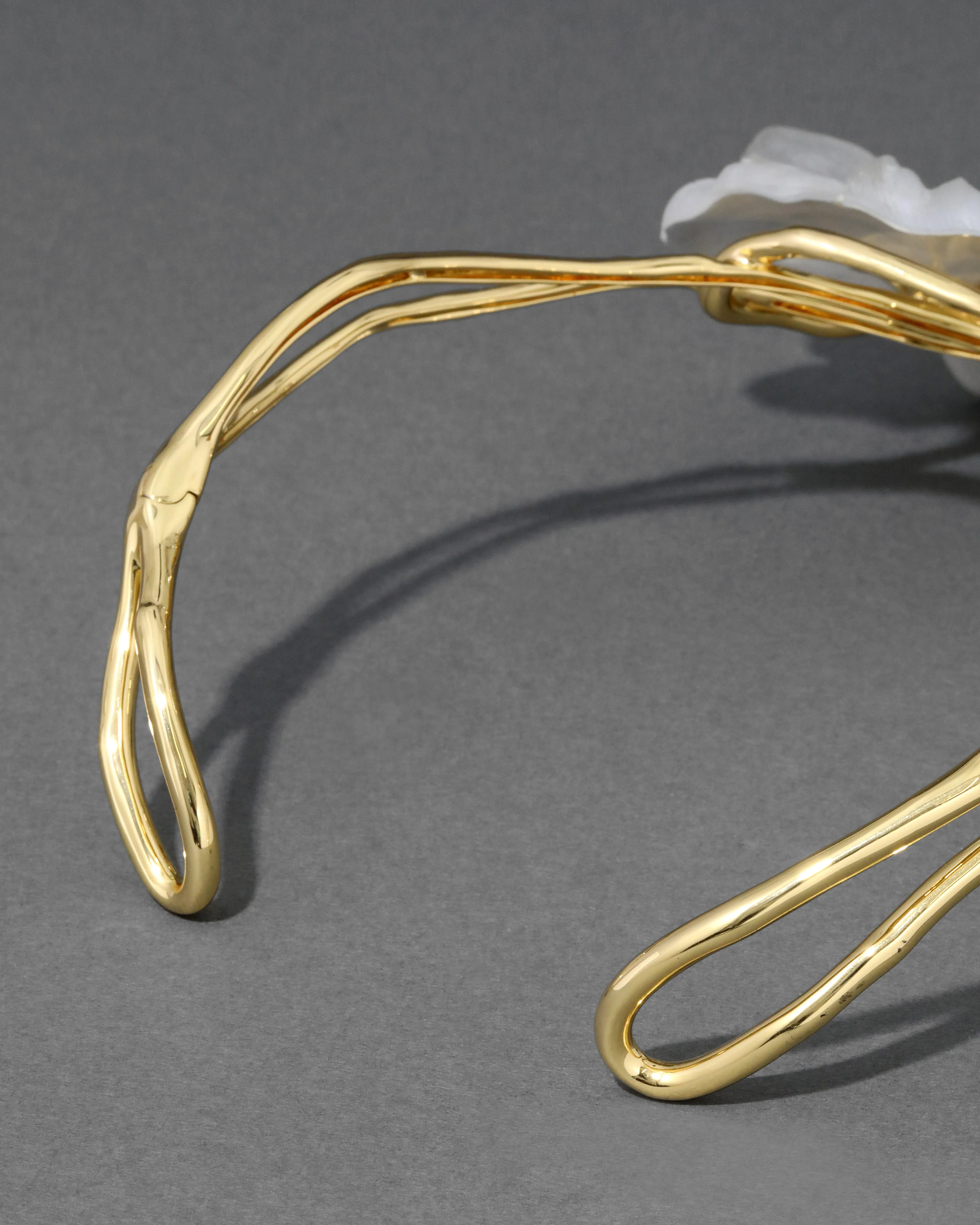 Pansy Lucite Vine Collar- Midnight Pansy sold by Alexis Bittar product image thumbnail 4