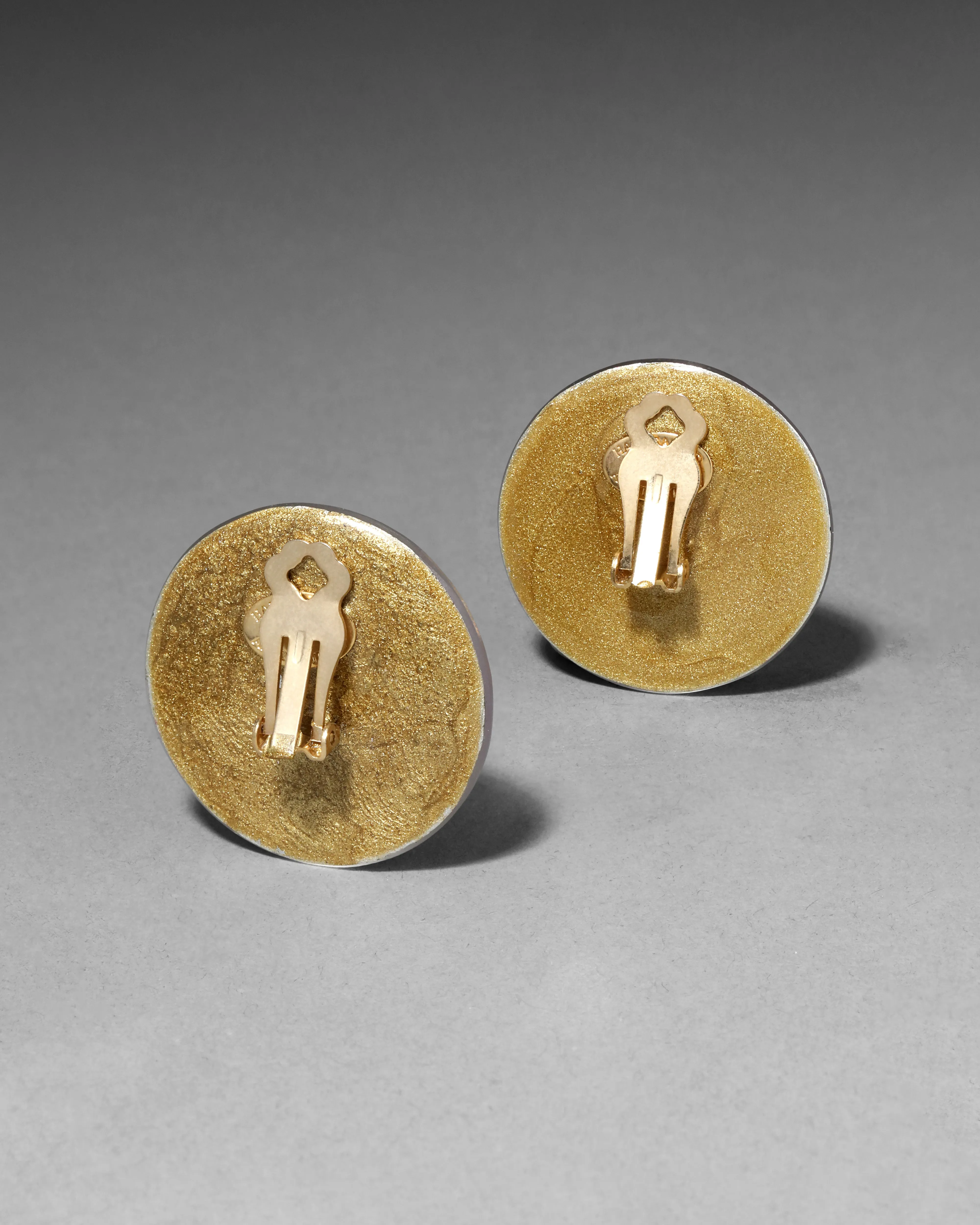 Archive Lucite Button Clip Earring - Fluoro Plaid sold by Alexis Bittar product image thumbnail 2