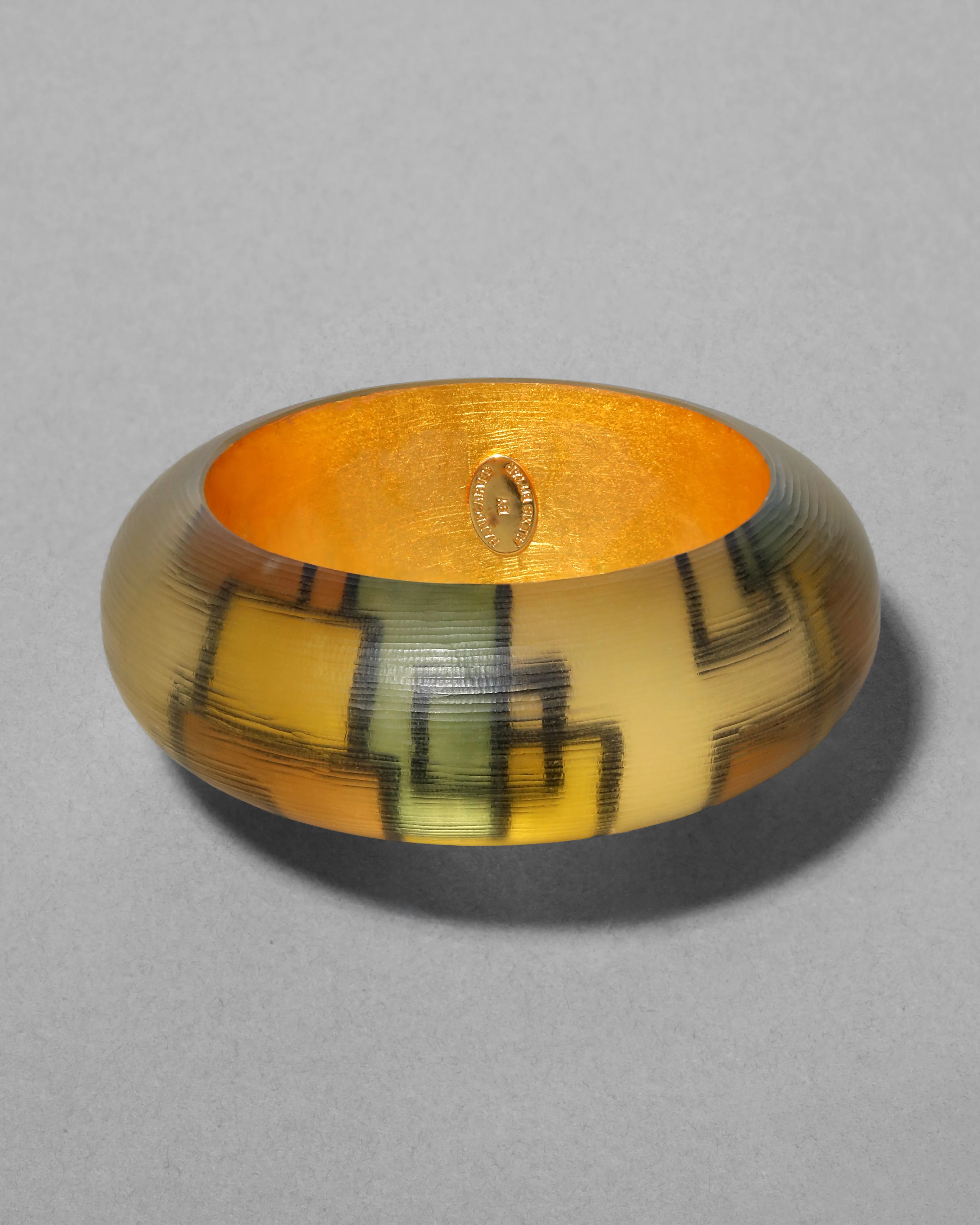 Archive Lucite Bangle Bracelet - Mod Geo sold by Alexis Bittar product image thumbnail 2