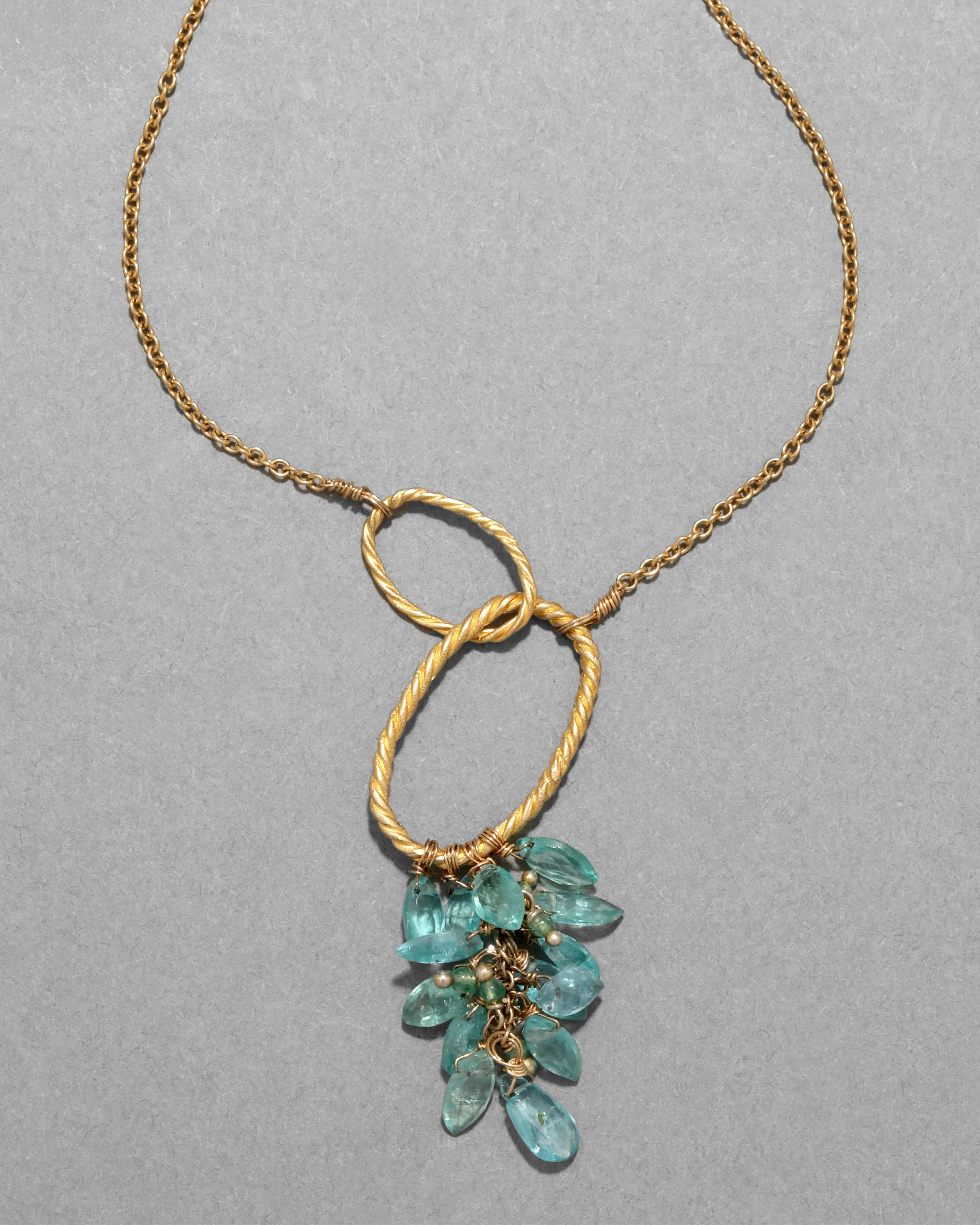 Archive Apatite Beaded Link Necklace sold by Alexis Bittar