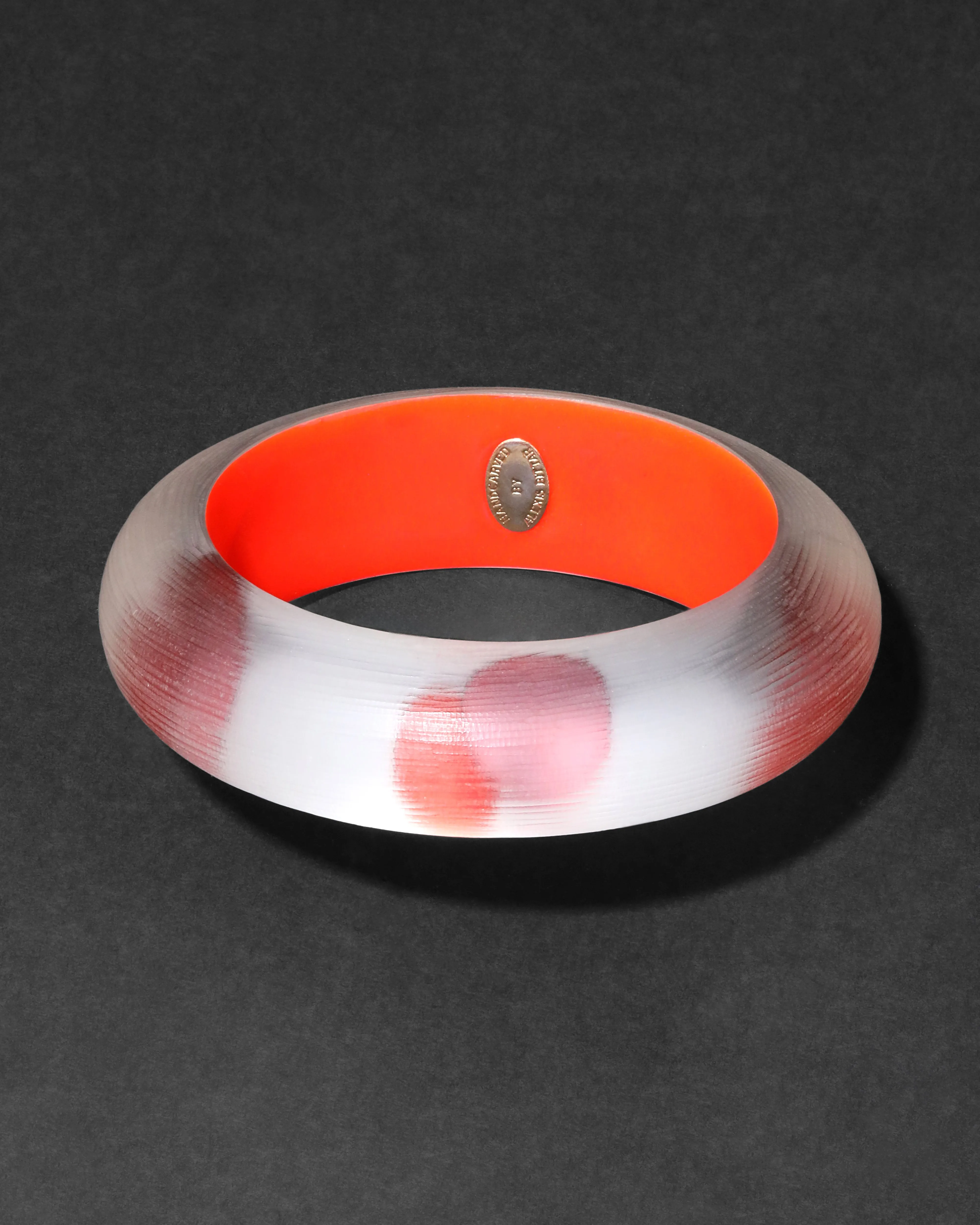 Archive Lucite Bangle Bracelet - Bubbles sold by Alexis Bittar