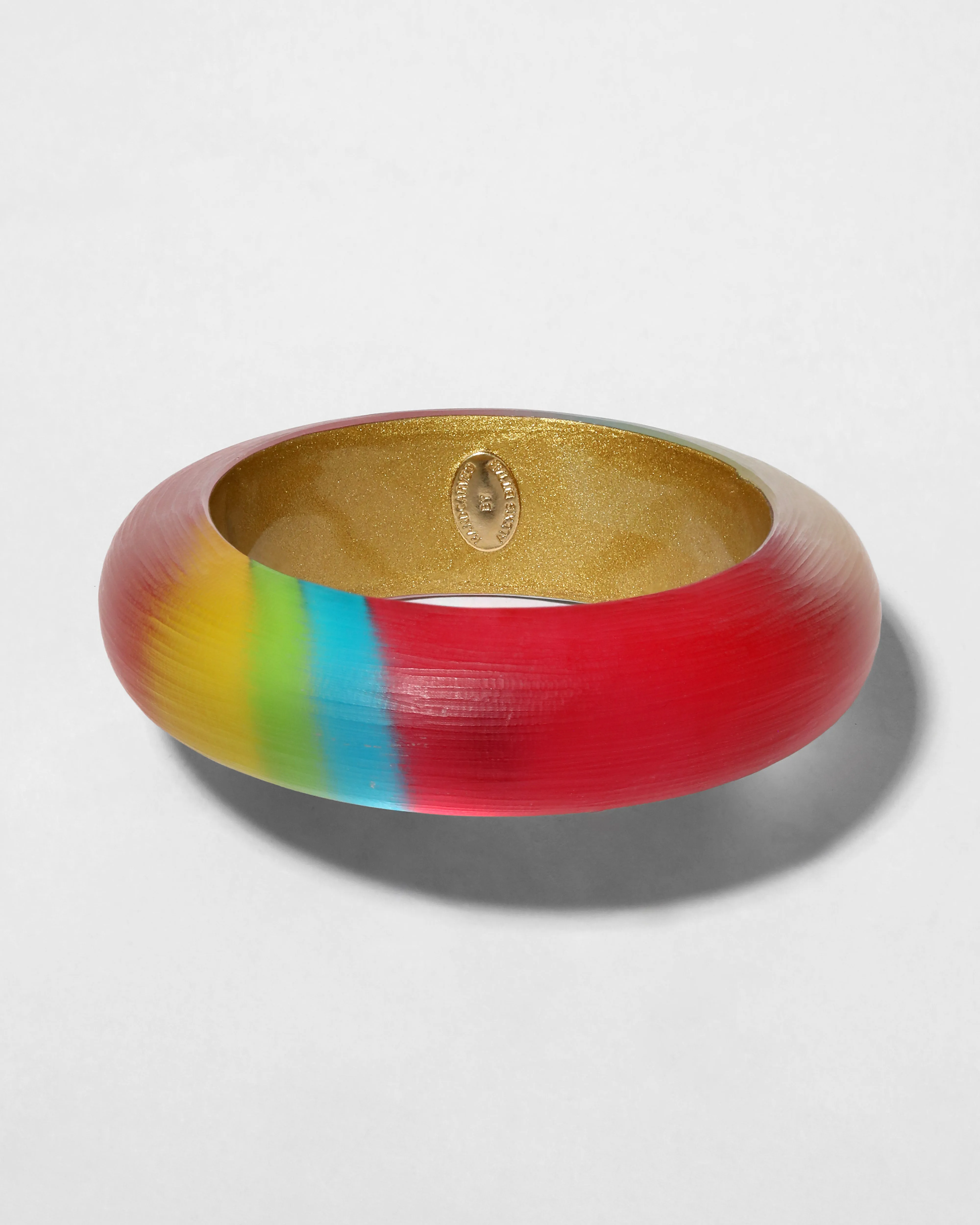 Archive Lucite Bangle Bracelet - Rainbow sold by Alexis Bittar