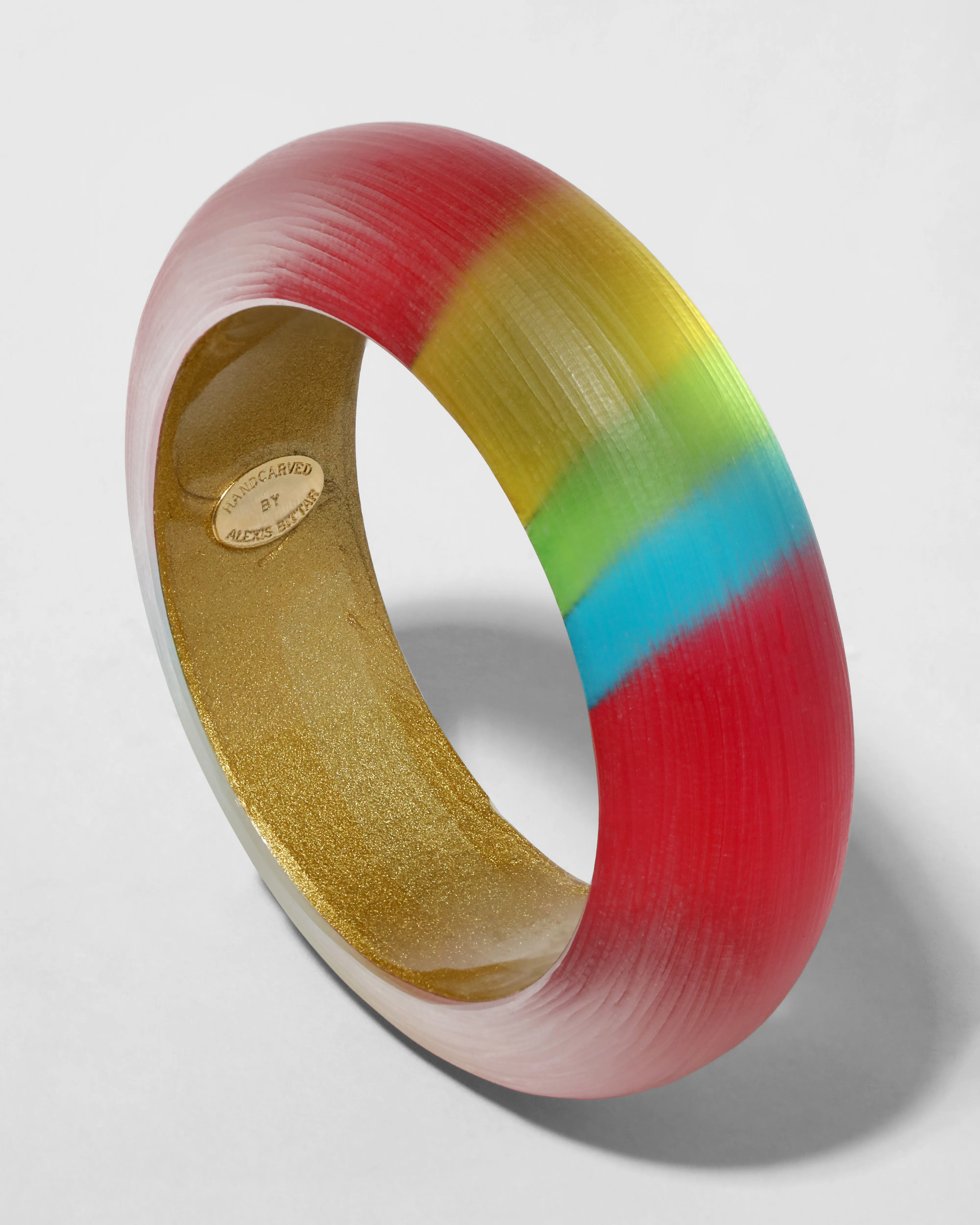 Archive Lucite Bangle Bracelet - Rainbow sold by Alexis Bittar product image thumbnail 2
