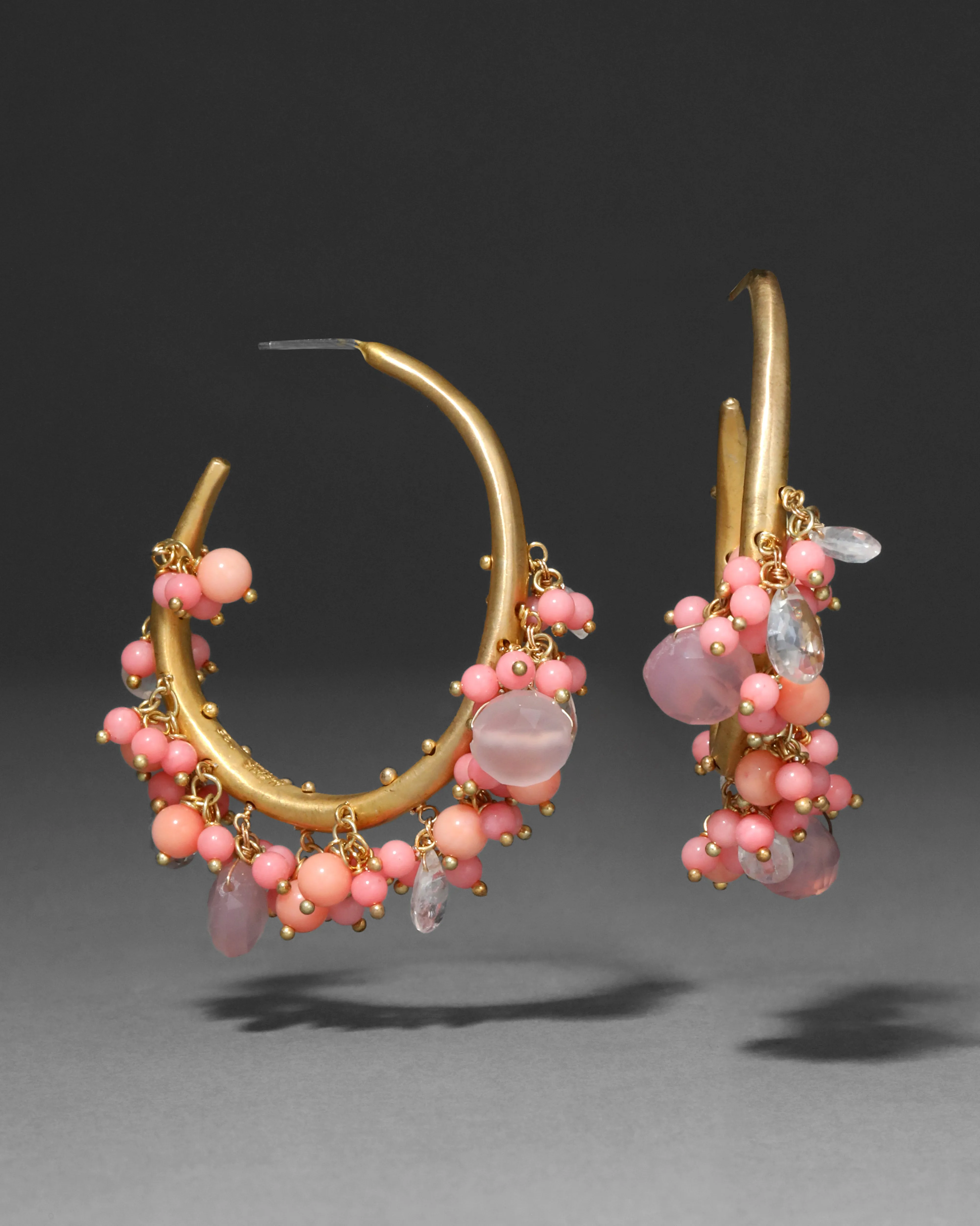 Archive Beaded Cluster Hoop Earring sold by Alexis Bittar product image thumbnail 2