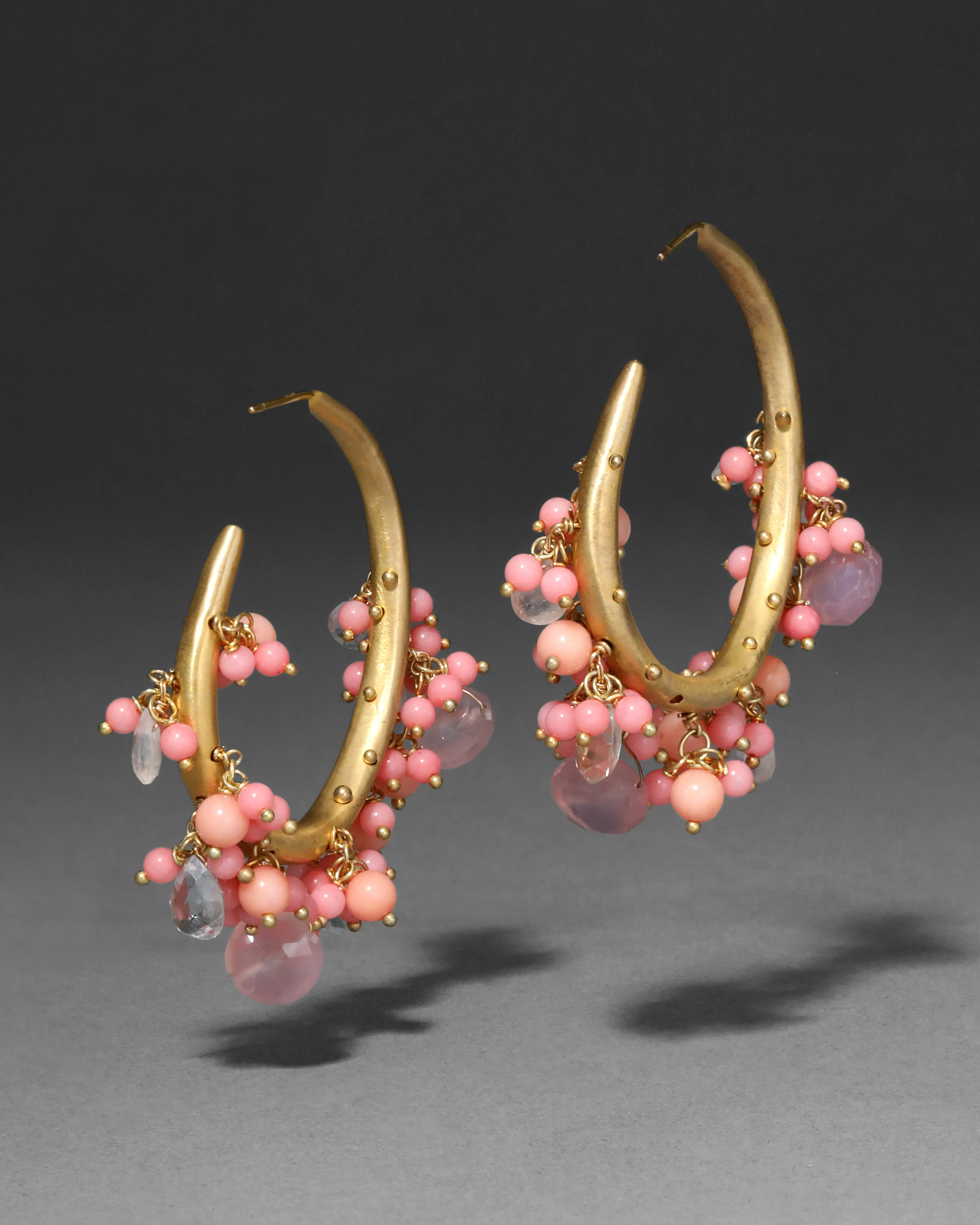 Archive Beaded Cluster Hoop Earring sold by Alexis Bittar product image thumbnail 3