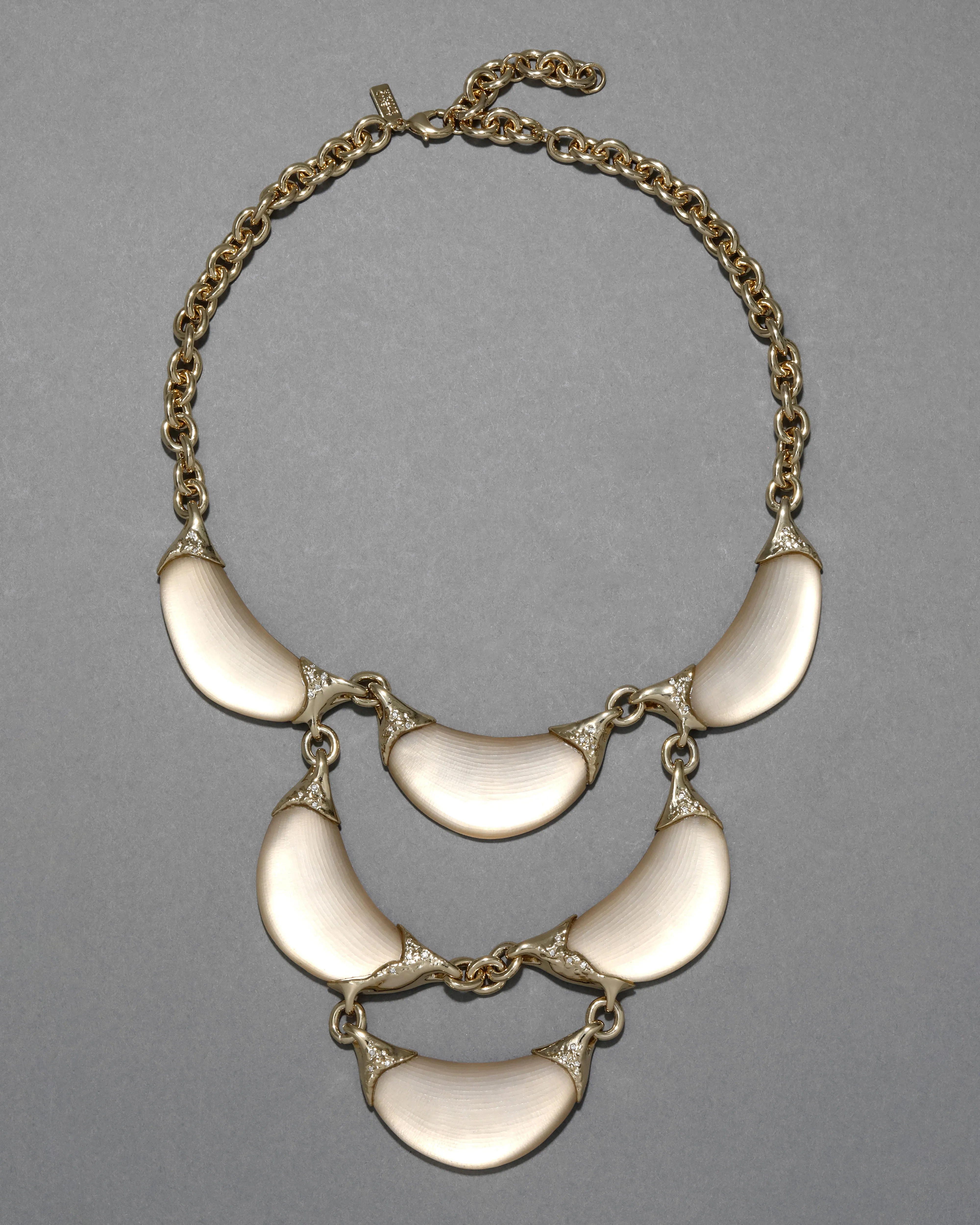 Archive Lucite Crescent Bib Necklace sold by Alexis Bittar