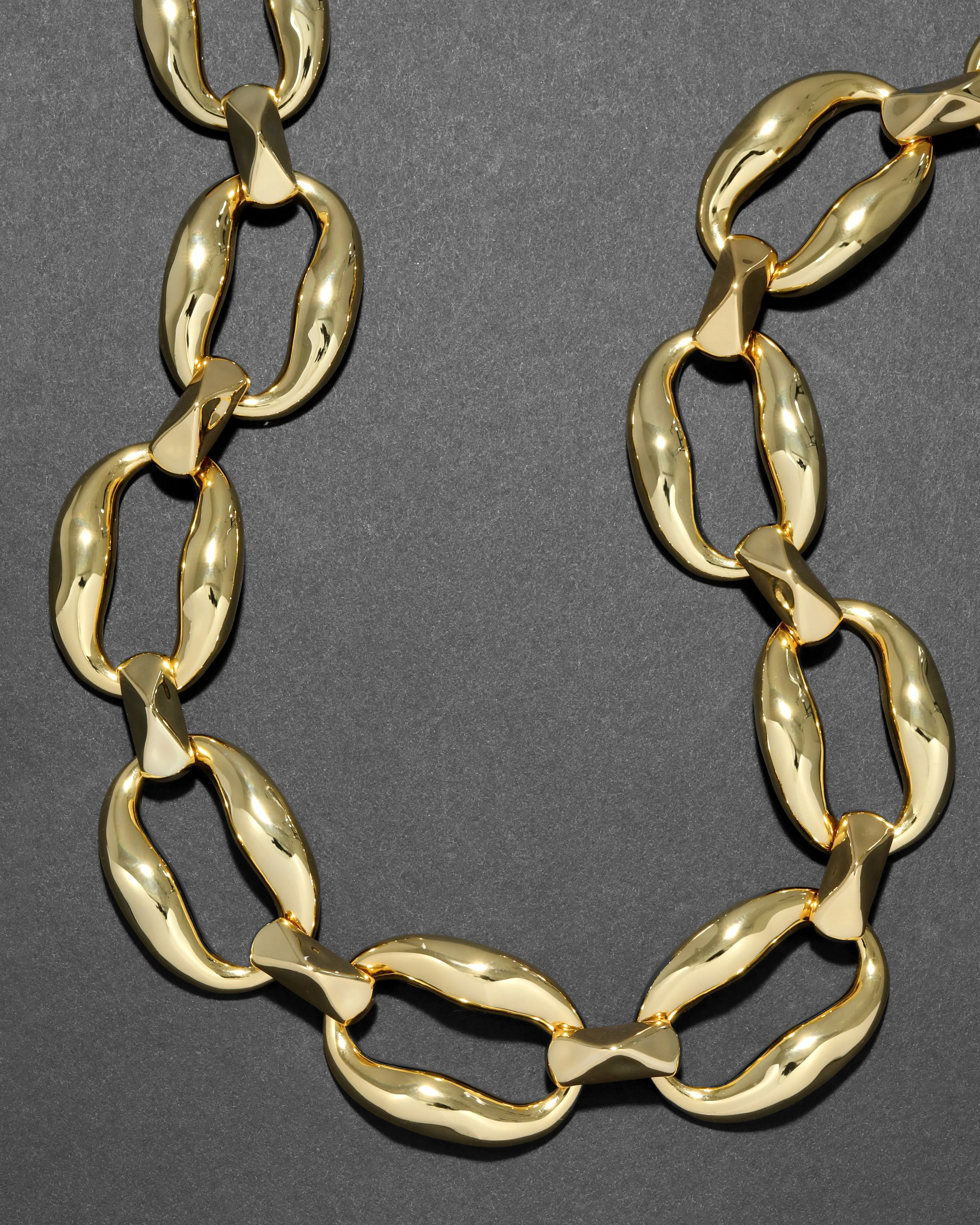 Molten Gold Link Necklace sold by Alexis Bittar product image thumbnail 4