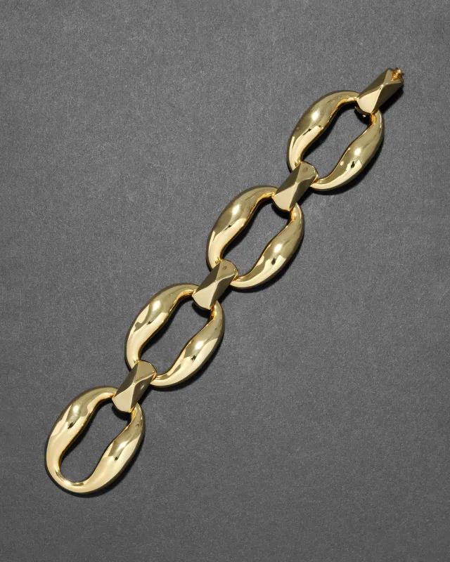 Molten Gold Link Bracelet sold by Alexis Bittar