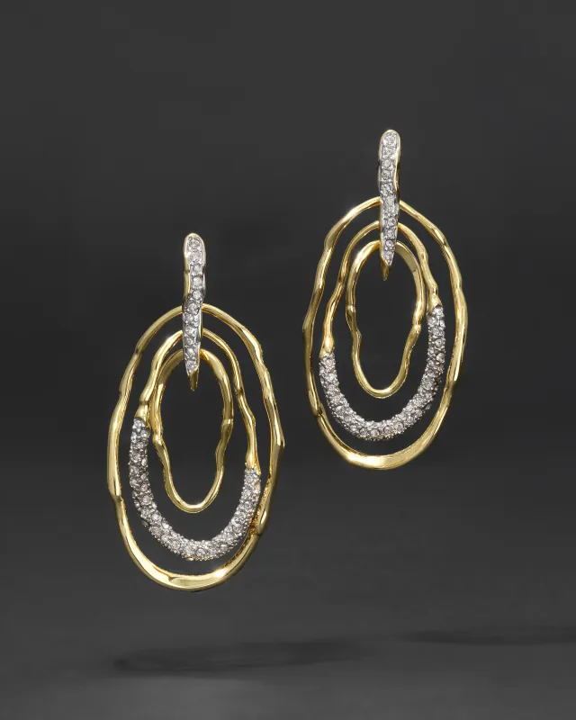 Solanales Crystal Pavé Mobile Post Earring sold by Alexis Bittar