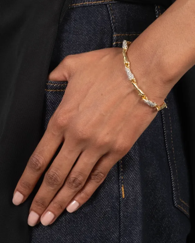 Solanales Crystal Linked Spear Bracelet sold by Alexis Bittar