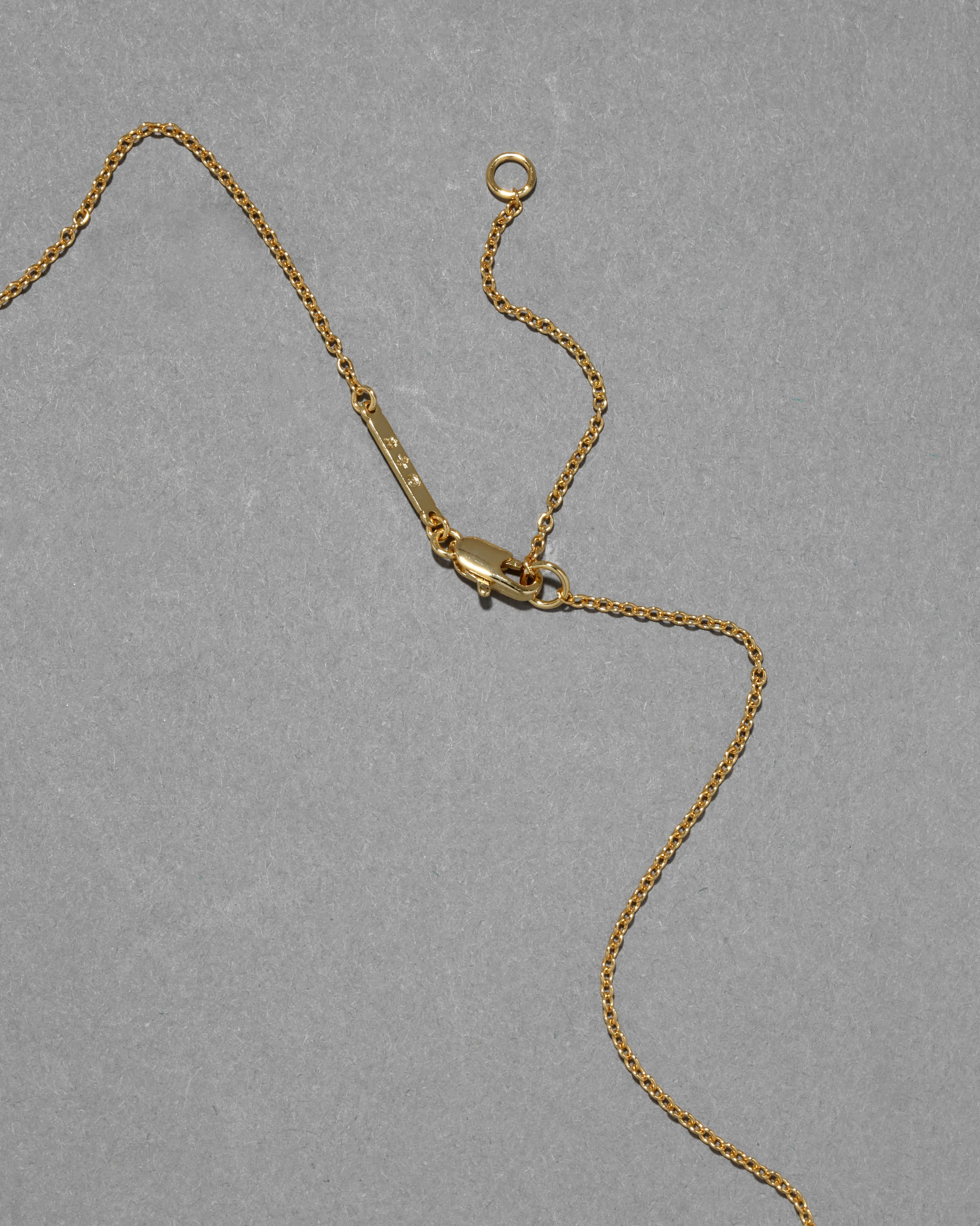 Gold Capped Crescent Lucite Necklace- Hyacinth sold by Alexis Bittar product image thumbnail 4