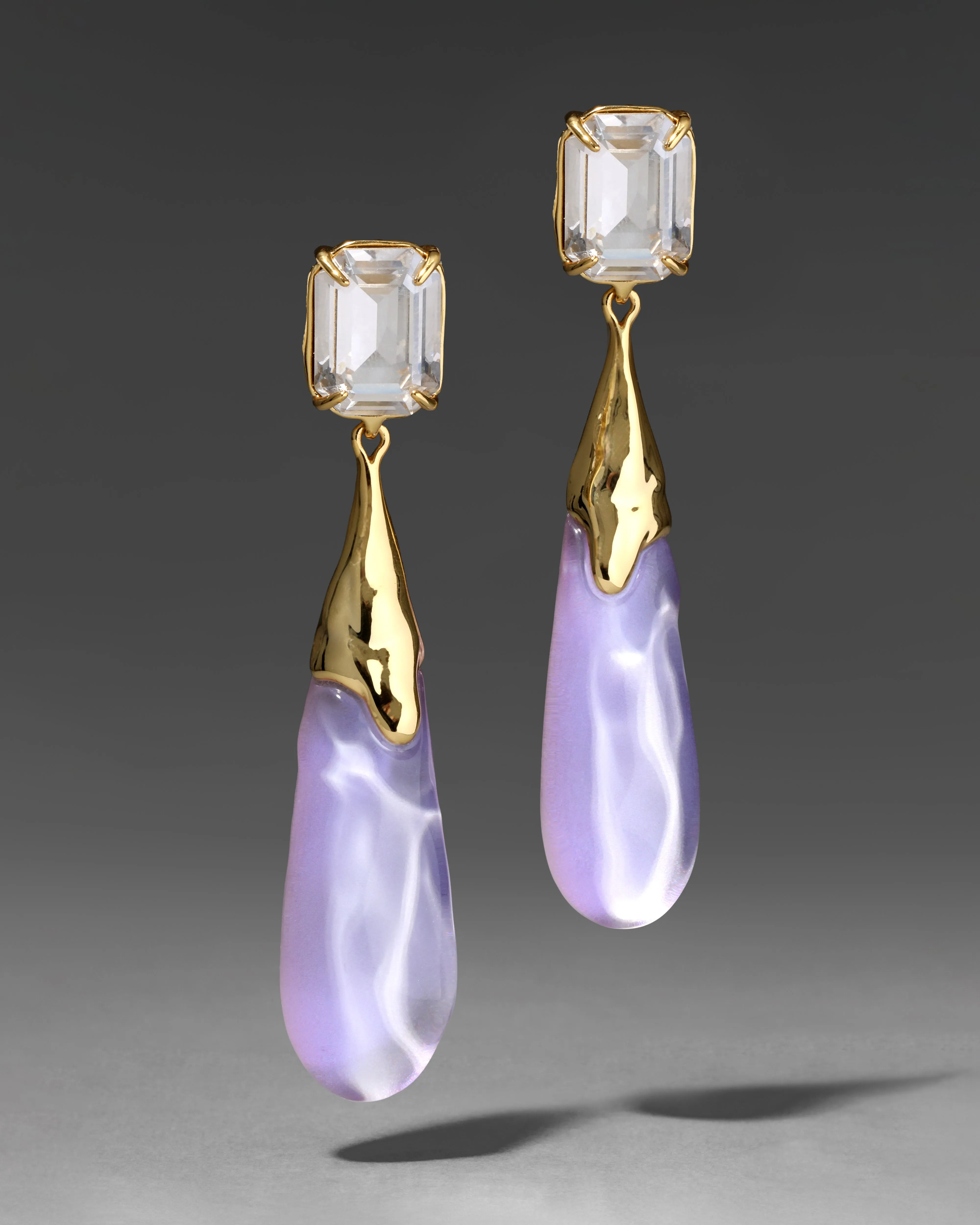Bonbon Crystal Large Teardrop Earring- Aurora sold by Alexis Bittar