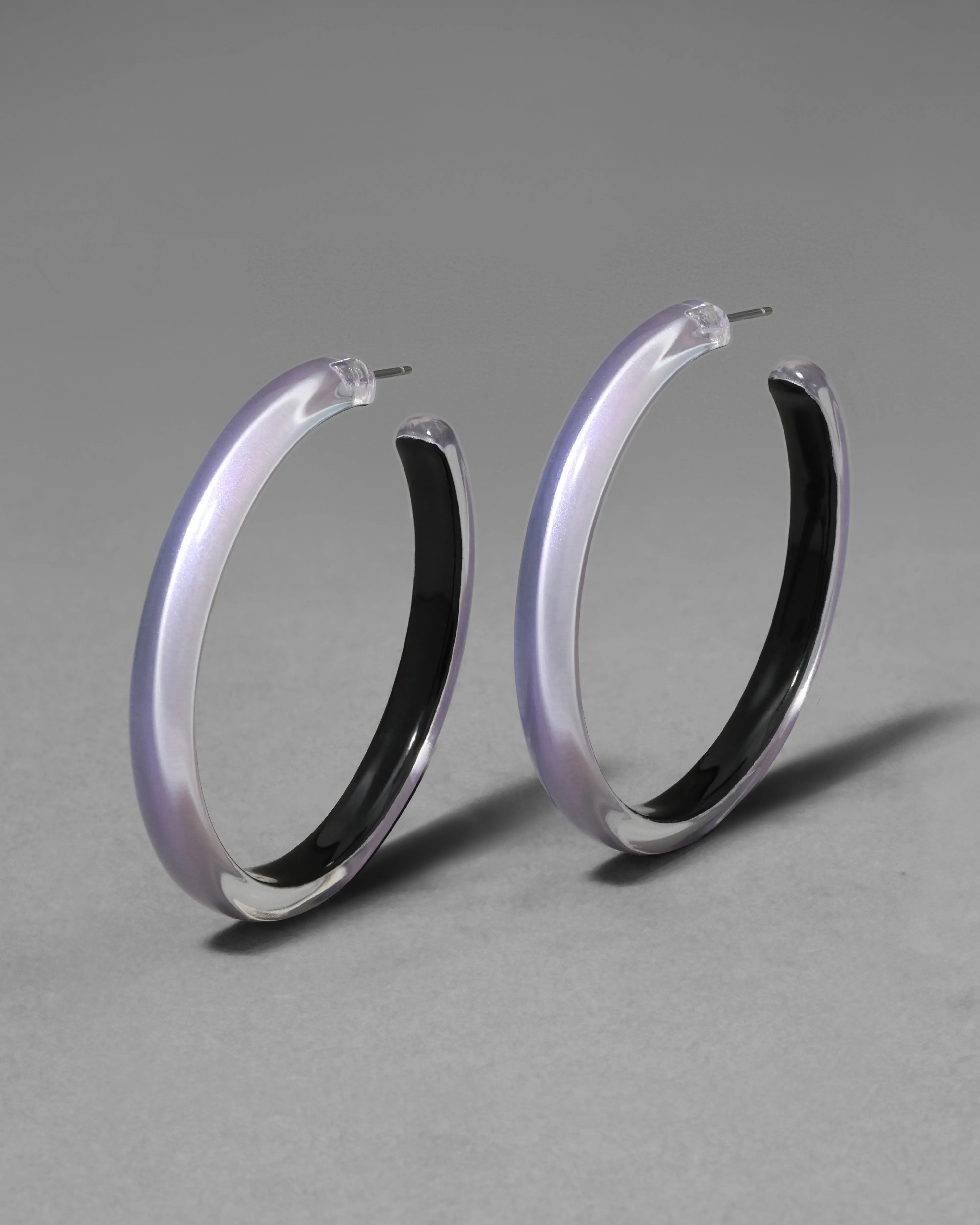 Skinny Lucite Hoop Earring- Aurora sold by Alexis Bittar