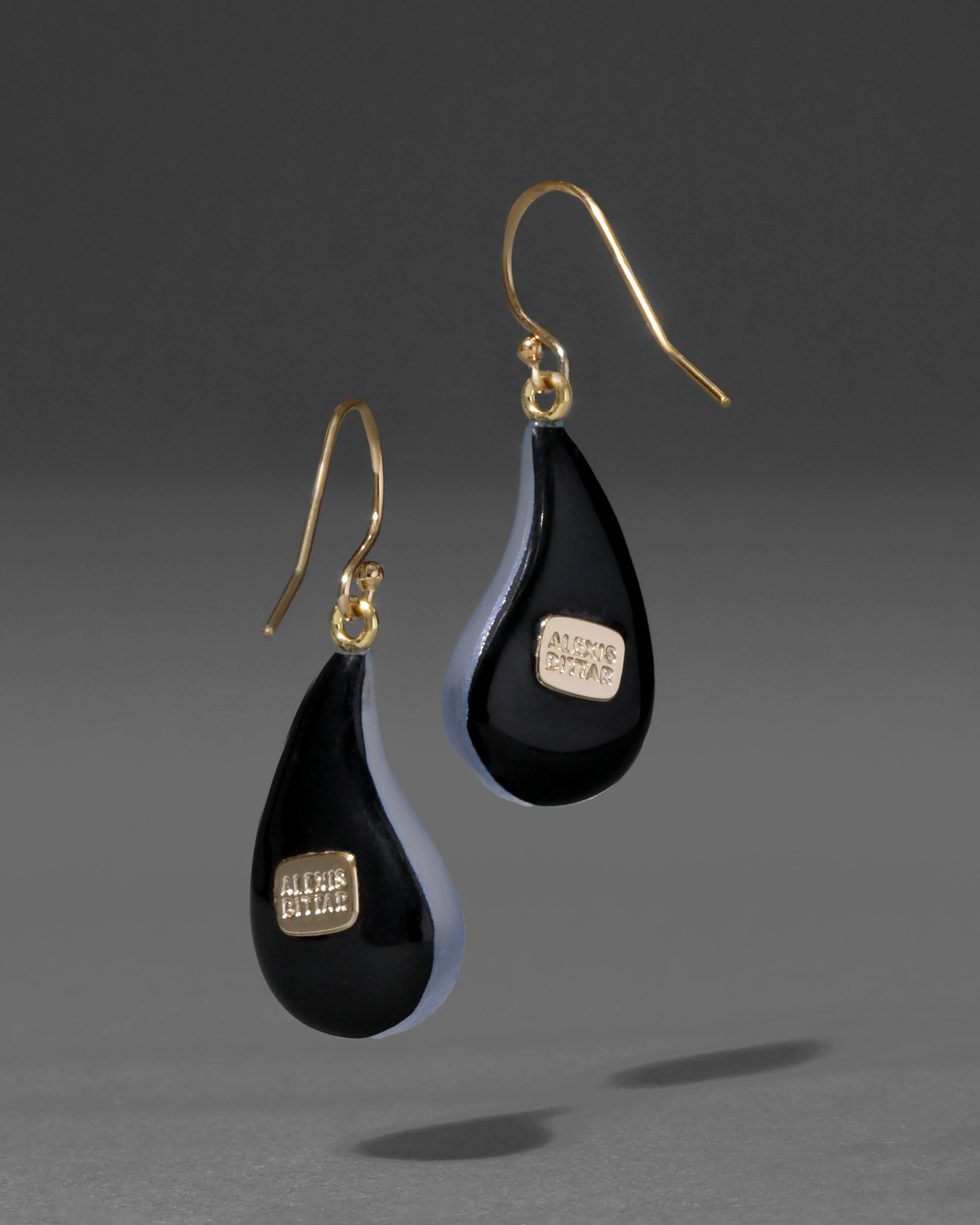Lucite Dewdrop Earring- Hyacinth sold by Alexis Bittar product image thumbnail 3
