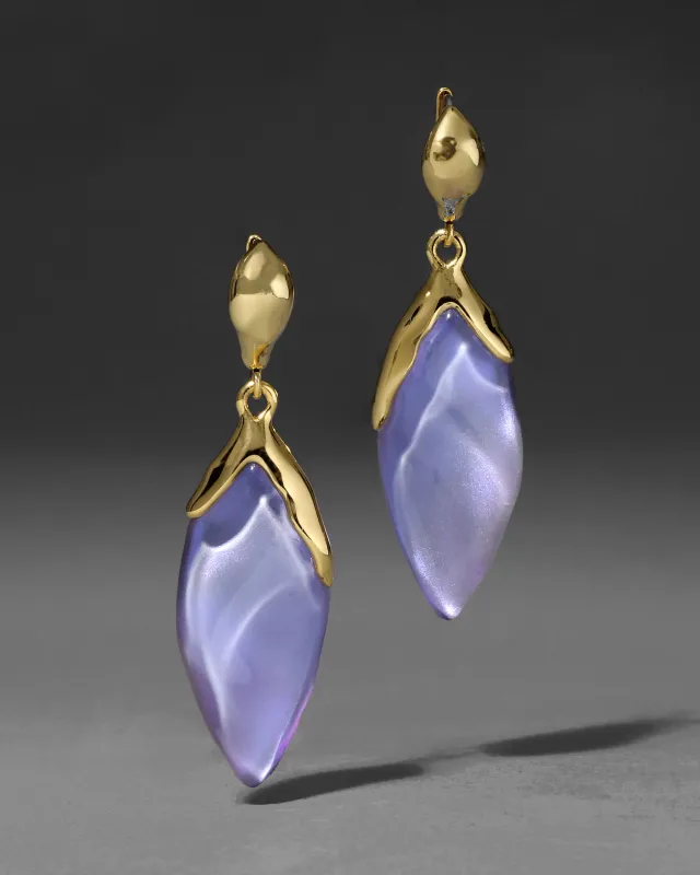 Lucite Petal Leverback Earring- Aurora sold by Alexis Bittar