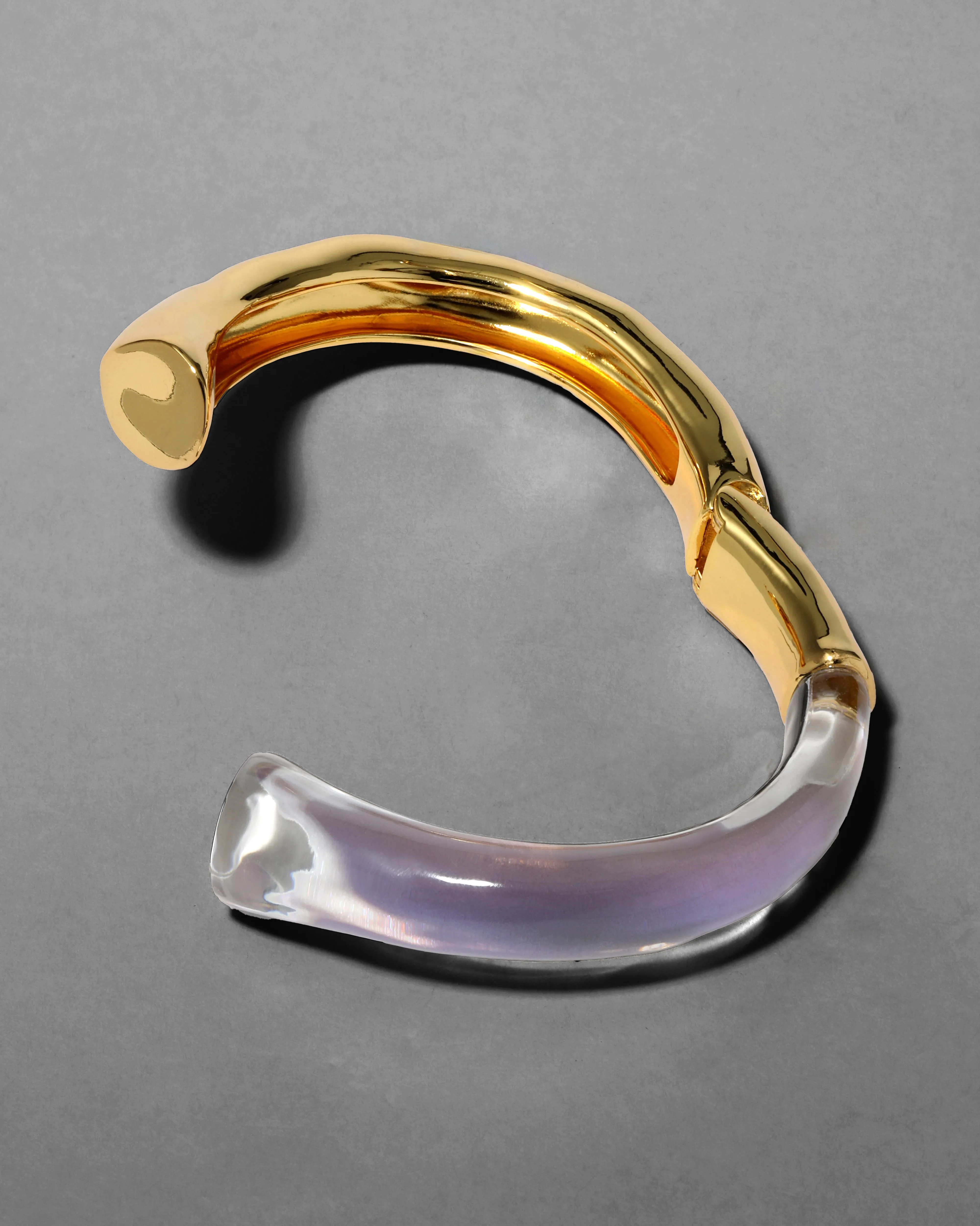 Lucite Bypass Hinge Bracelet- Aurora sold by Alexis Bittar product image thumbnail 5