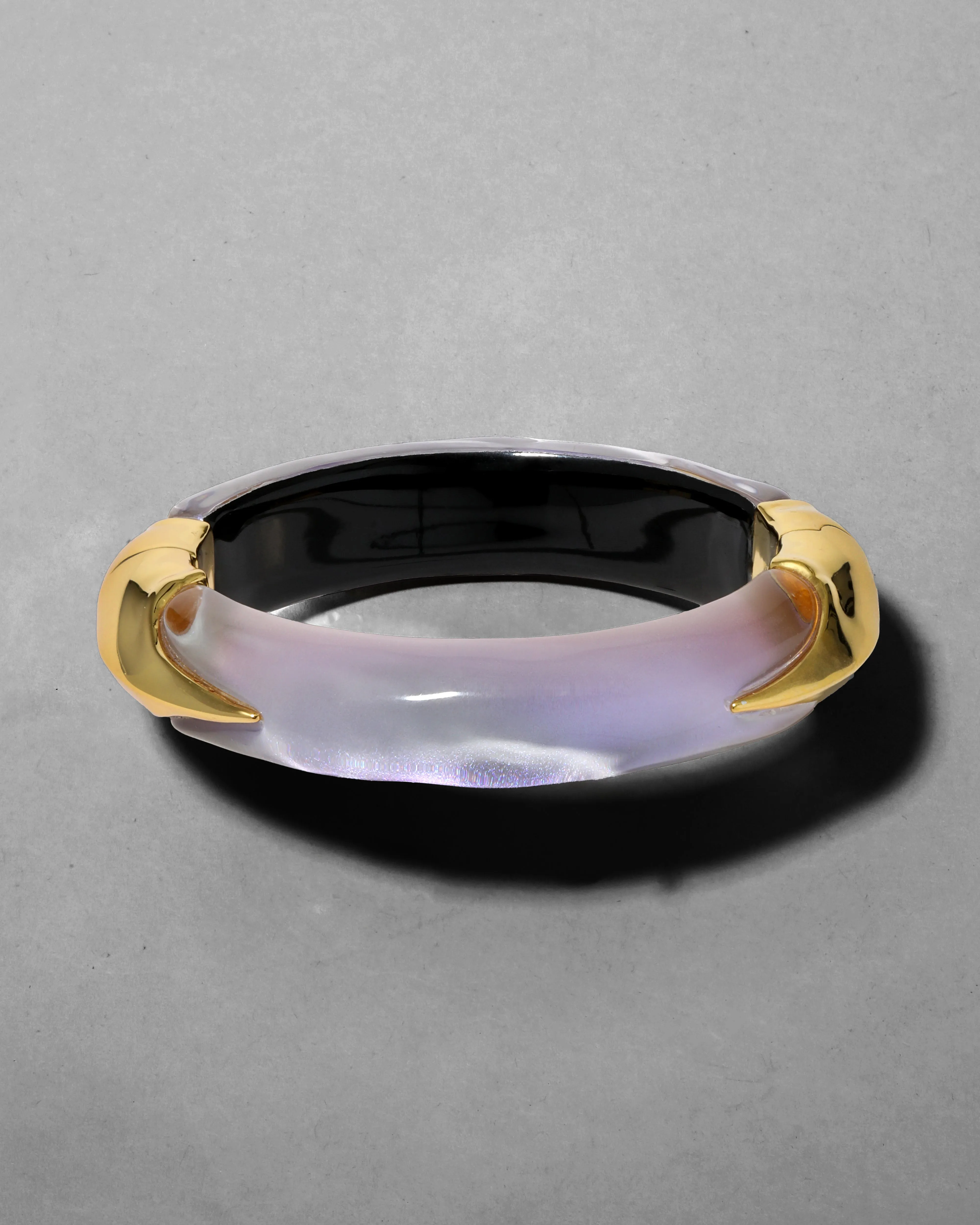 Lucite Claw Hinge Bracelet- Aurora sold by Alexis Bittar product image thumbnail 2