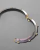 Crystal Studded Lucite Hinge Bracelet- Aurora sold by Alexis Bittar