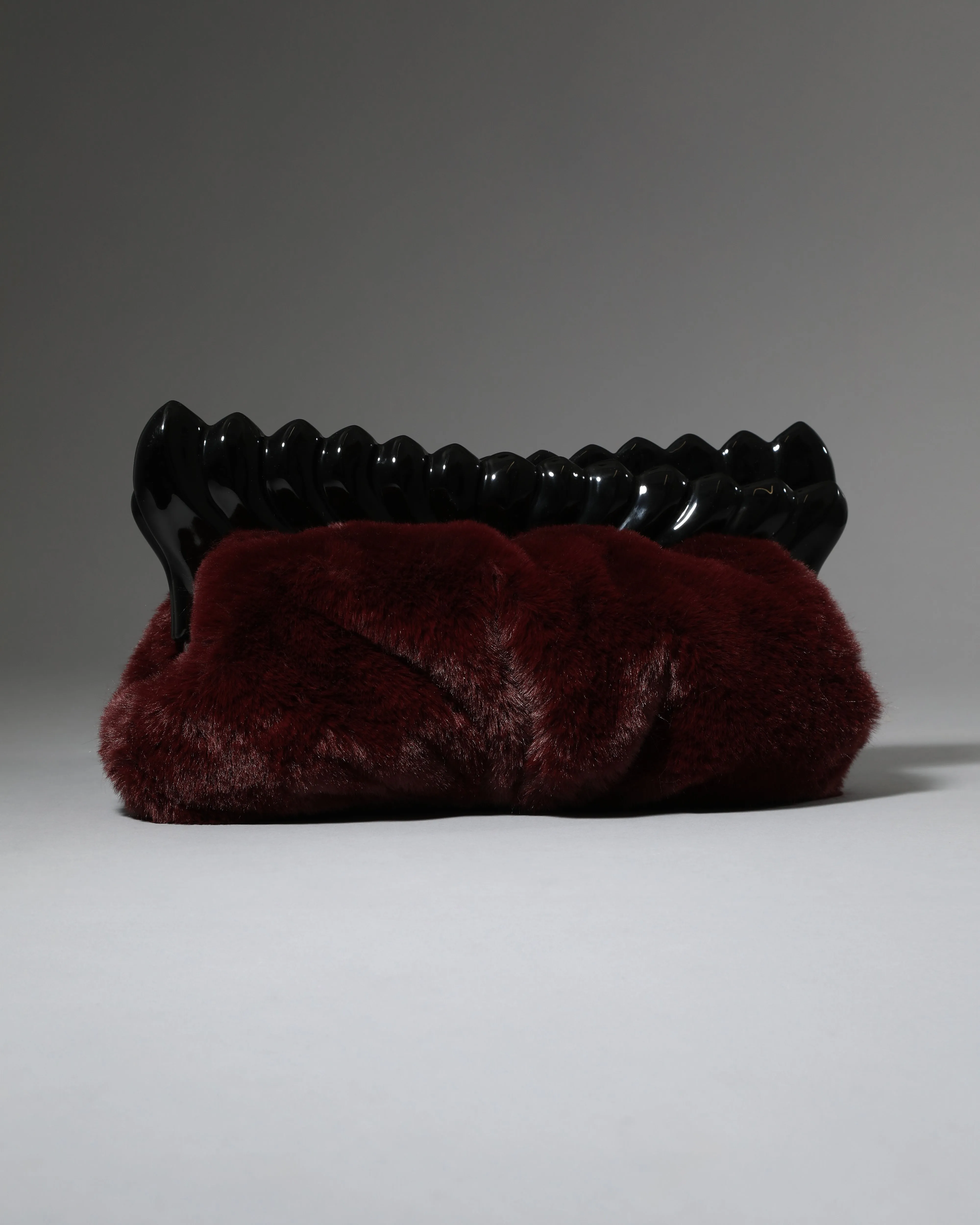 The Pouf Clutch- Merlot sold by Alexis Bittar product image thumbnail 4
