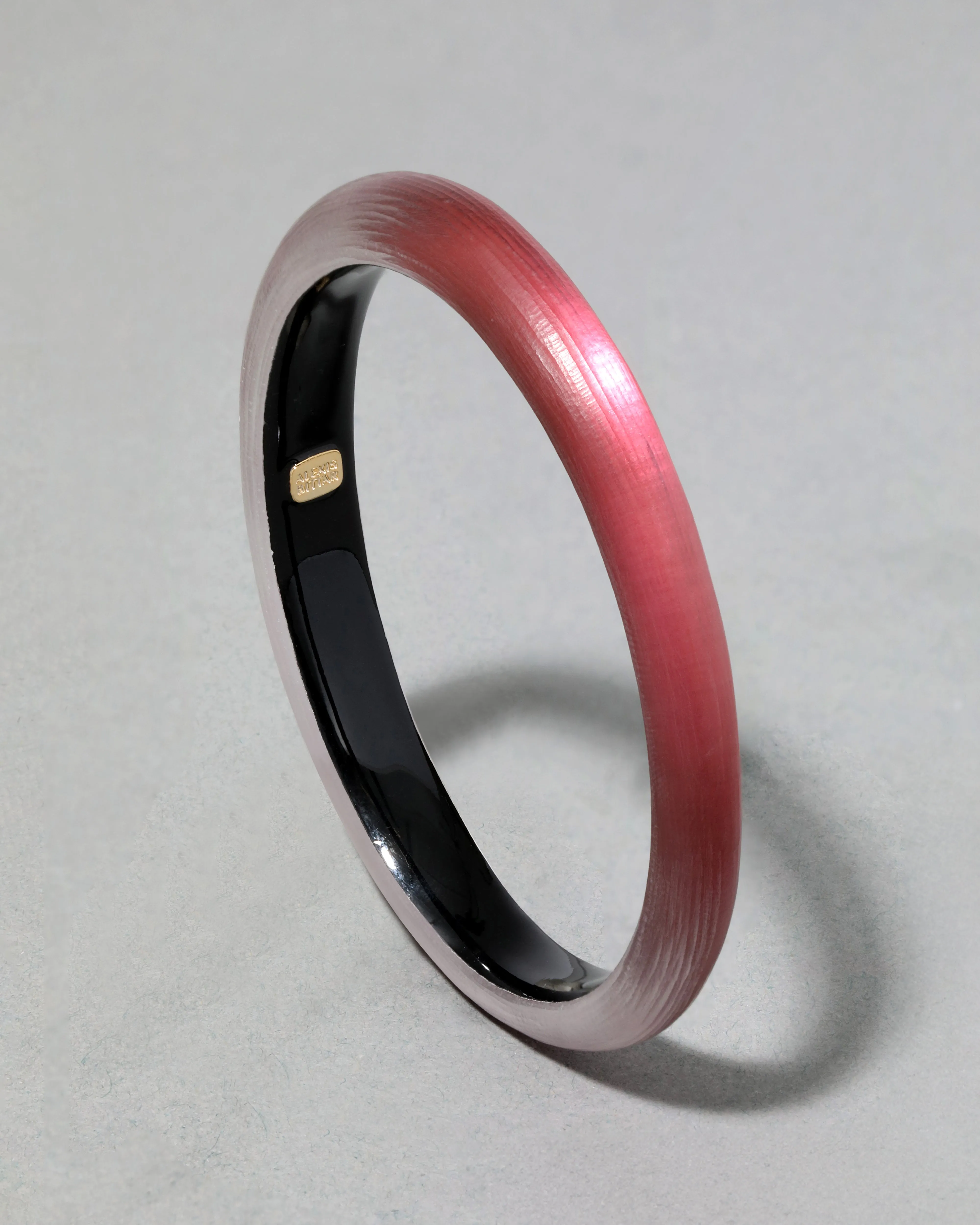 Lucite Skinny Bangle Bracelet- Merlot sold by Alexis Bittar product image thumbnail 3