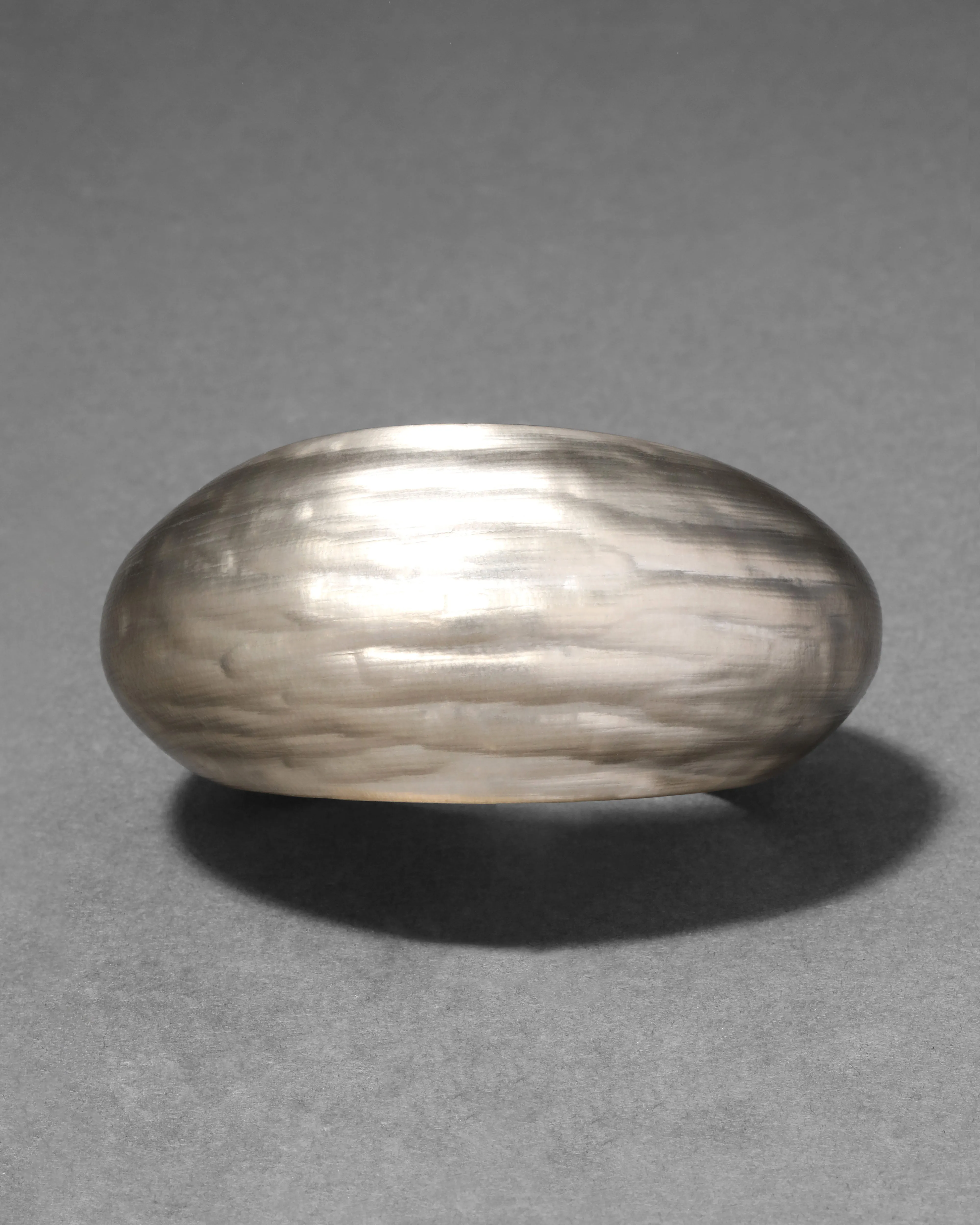 Puffy Lucite Tapered Bangle Bracelet- Warm Grey sold by Alexis Bittar product image thumbnail 3