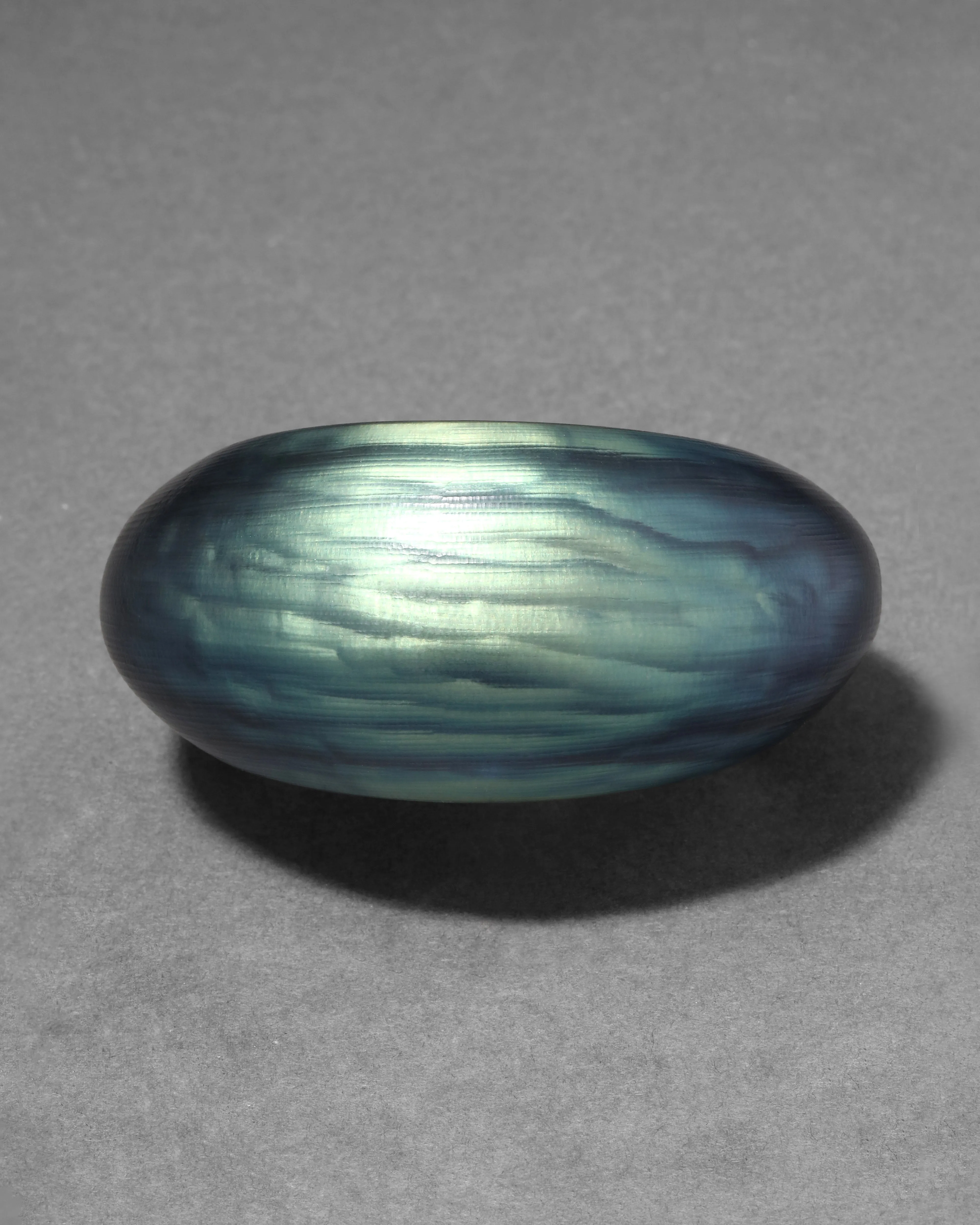 Puffy Lucite Tapered Bangle Bracelet- Black Beetle sold by Alexis Bittar product image thumbnail 5