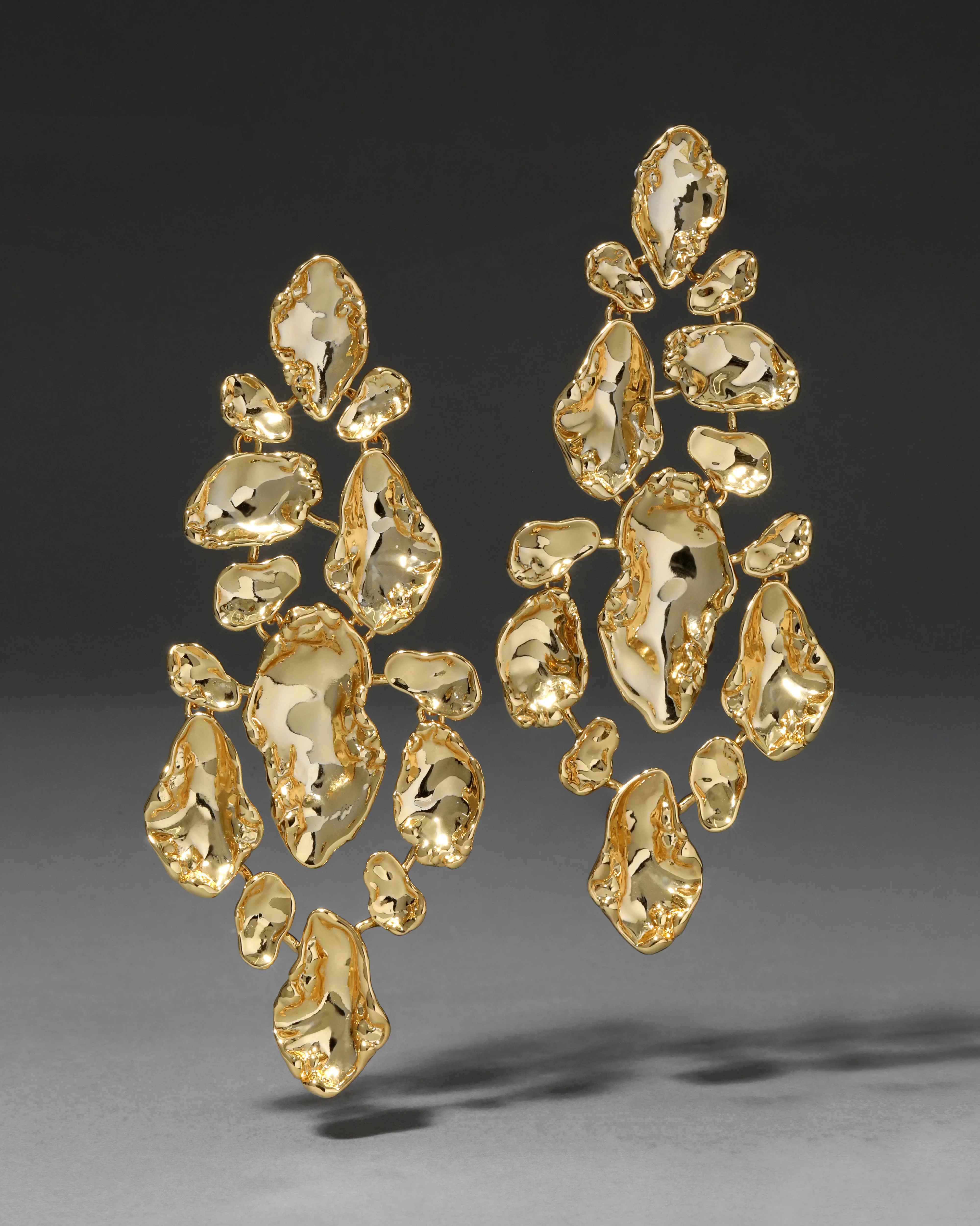 Brut Gold Large Mosaic Earring sold by Alexis Bittar