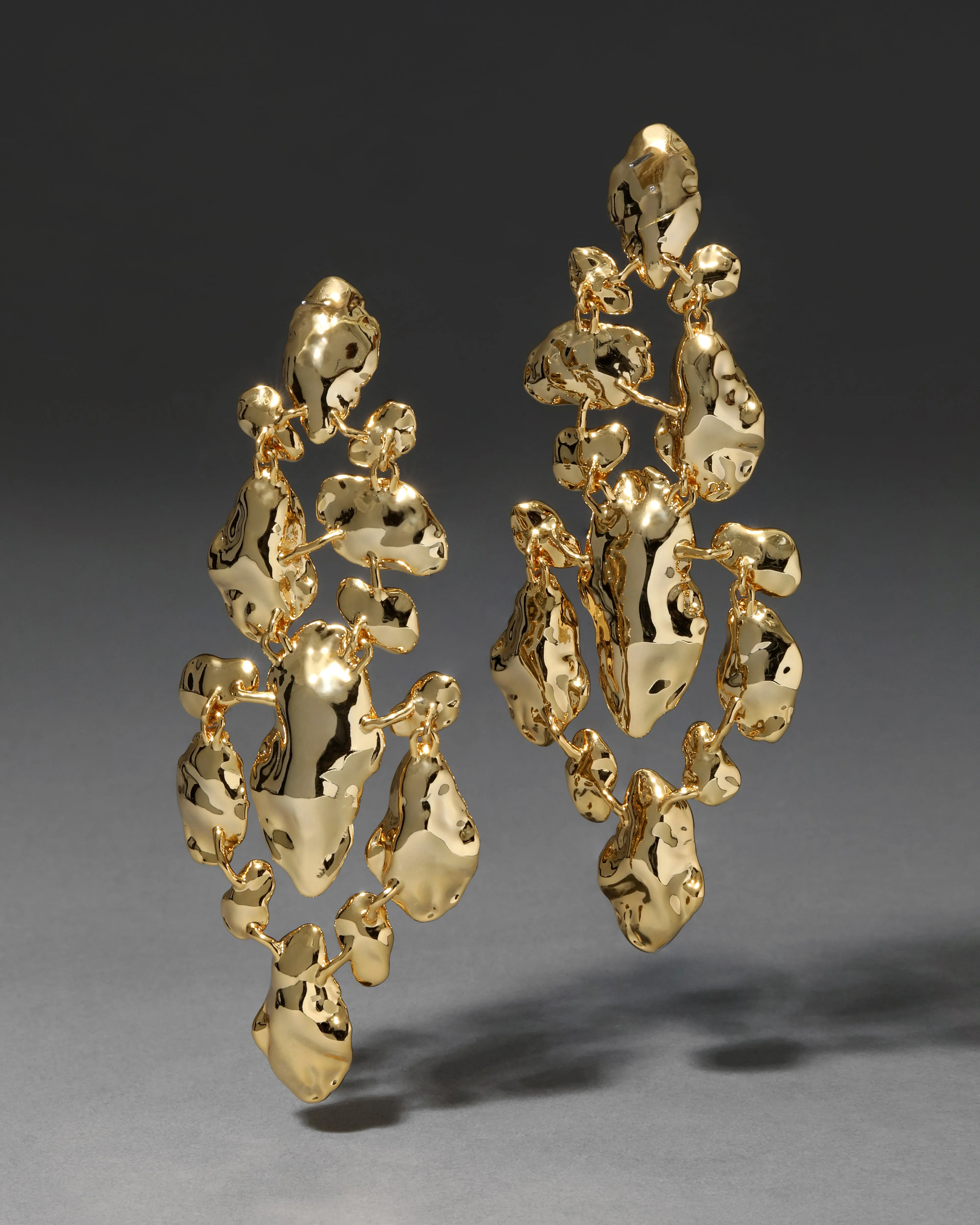 Brut Gold Large Mosaic Earring sold by Alexis Bittar product image thumbnail 4