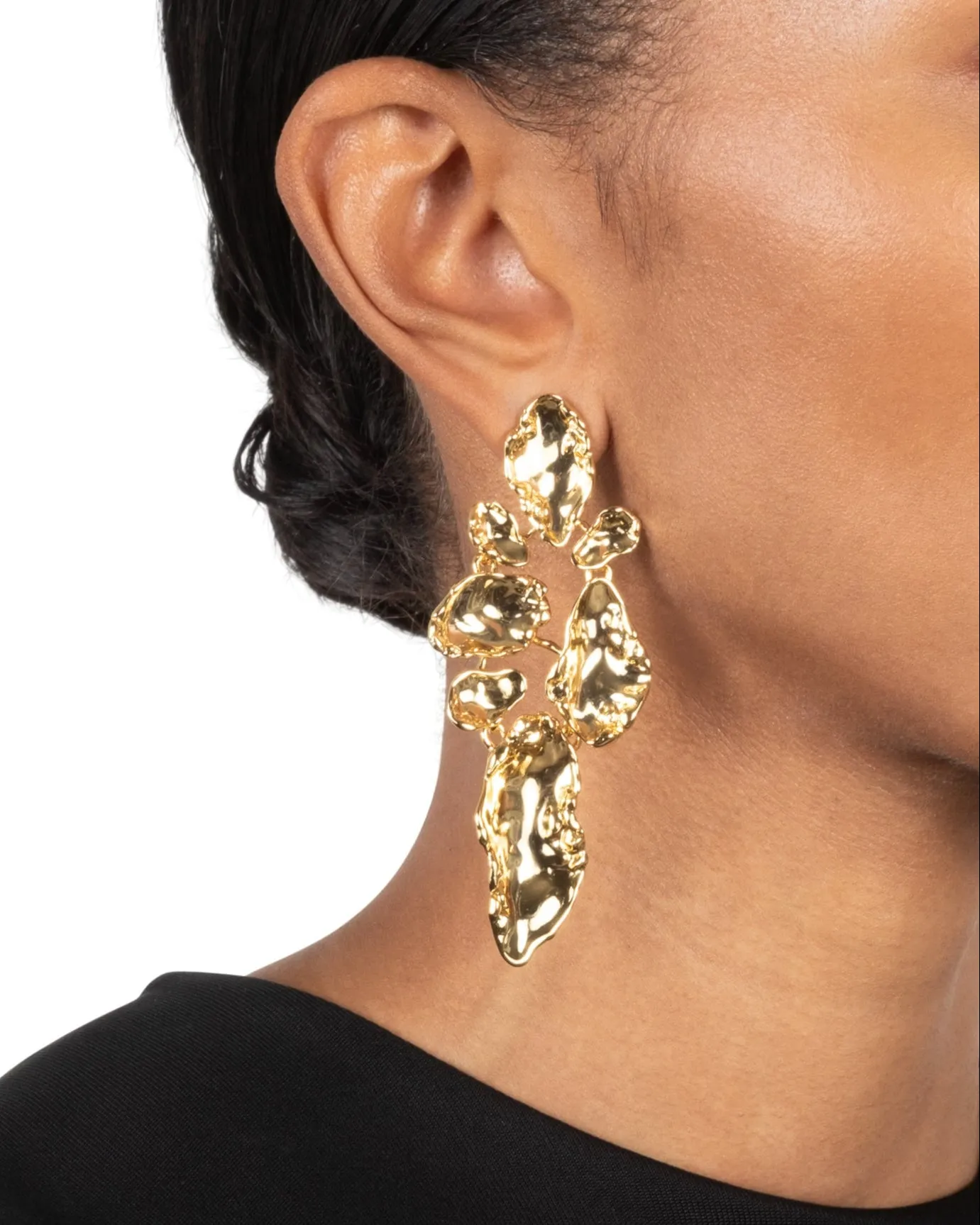 Brut Gold Mosaic Earring sold by Alexis Bittar product image thumbnail 3