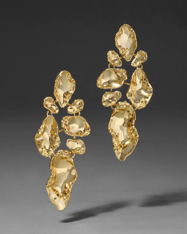 Brut Gold Mosaic Earring sold by Alexis Bittar
