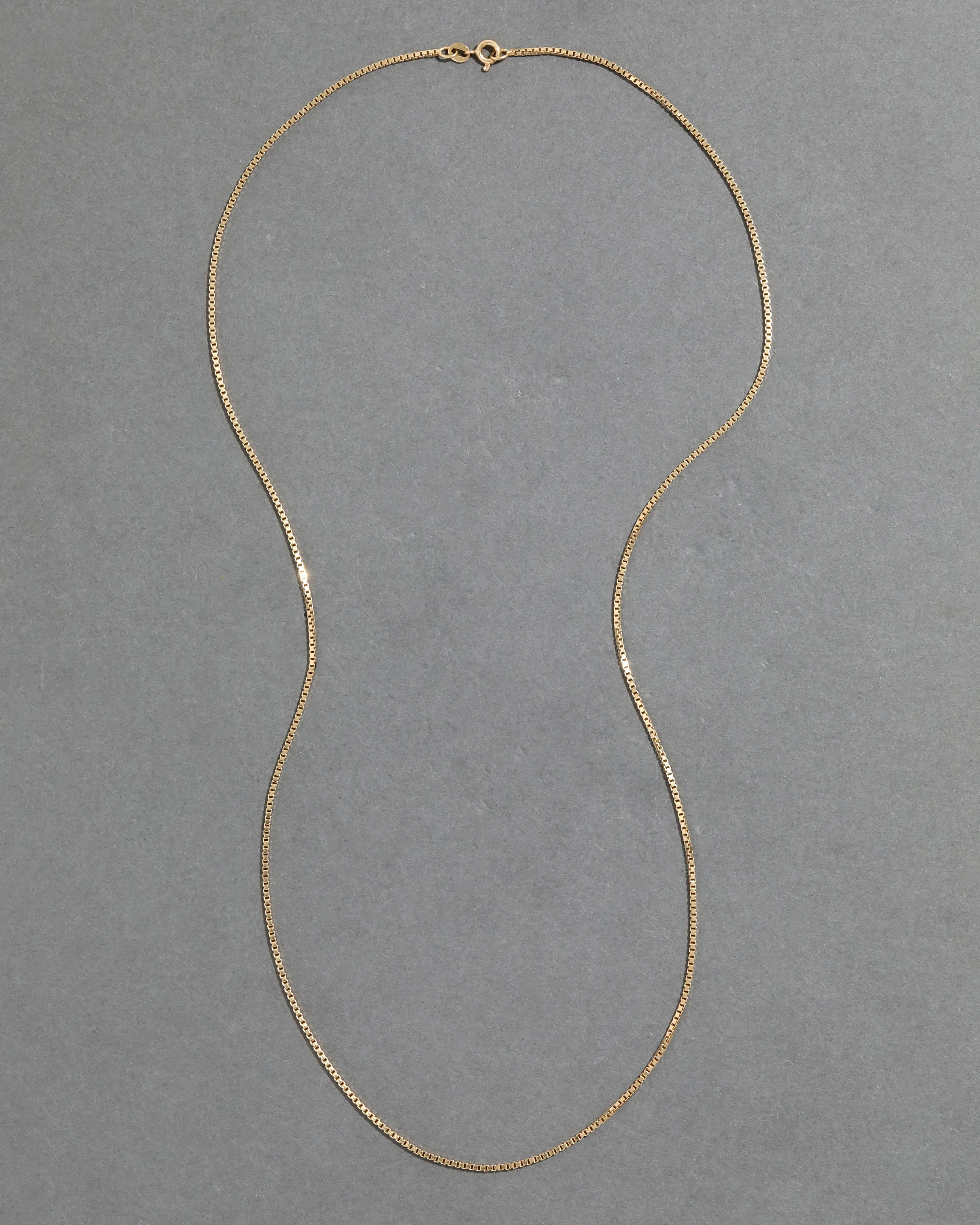 Vintage 18k Gold Vintage Box Chain Necklace sold by Alexis Bittar