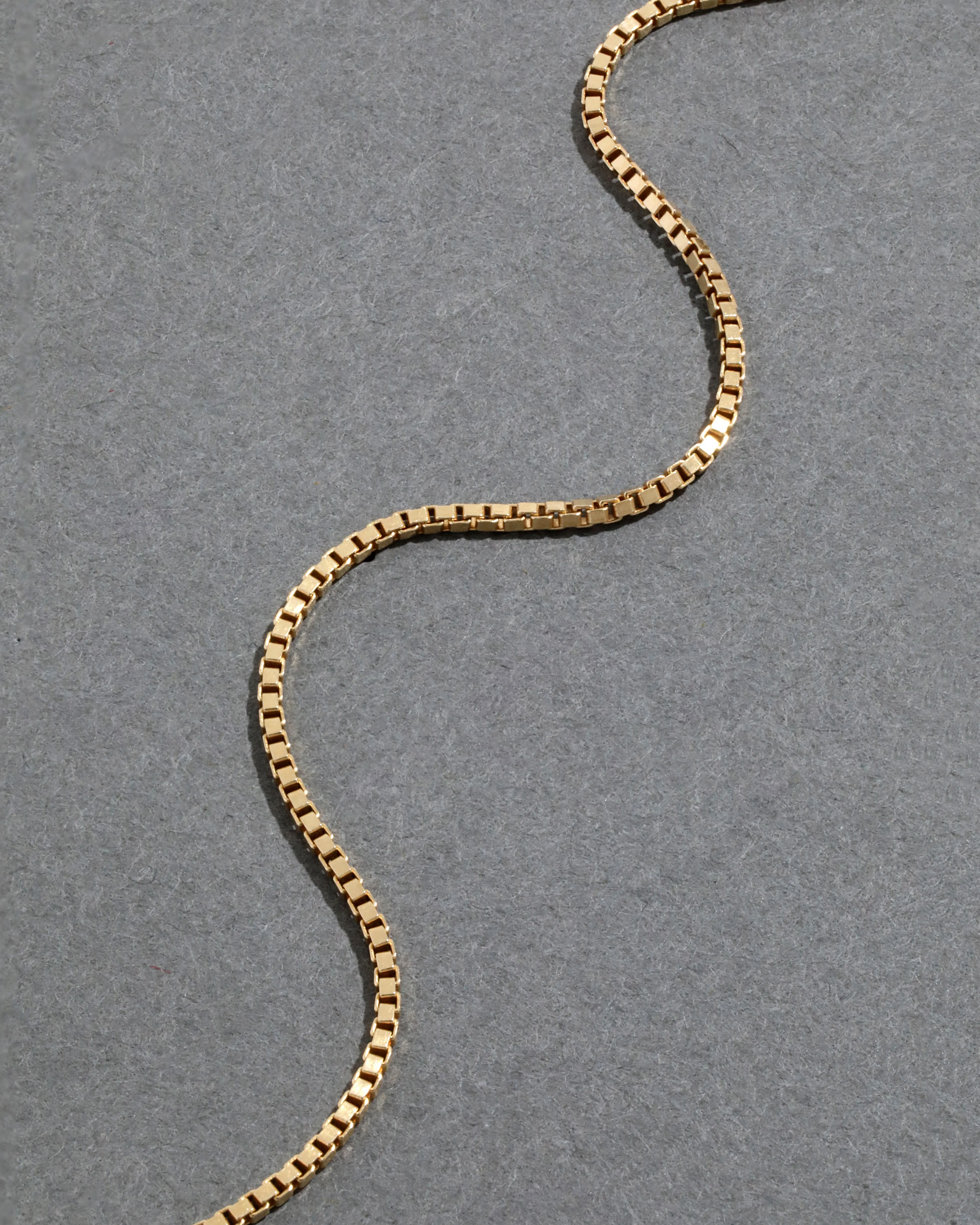 Vintage 18k Gold Vintage Box Chain Necklace sold by Alexis Bittar product image thumbnail 2